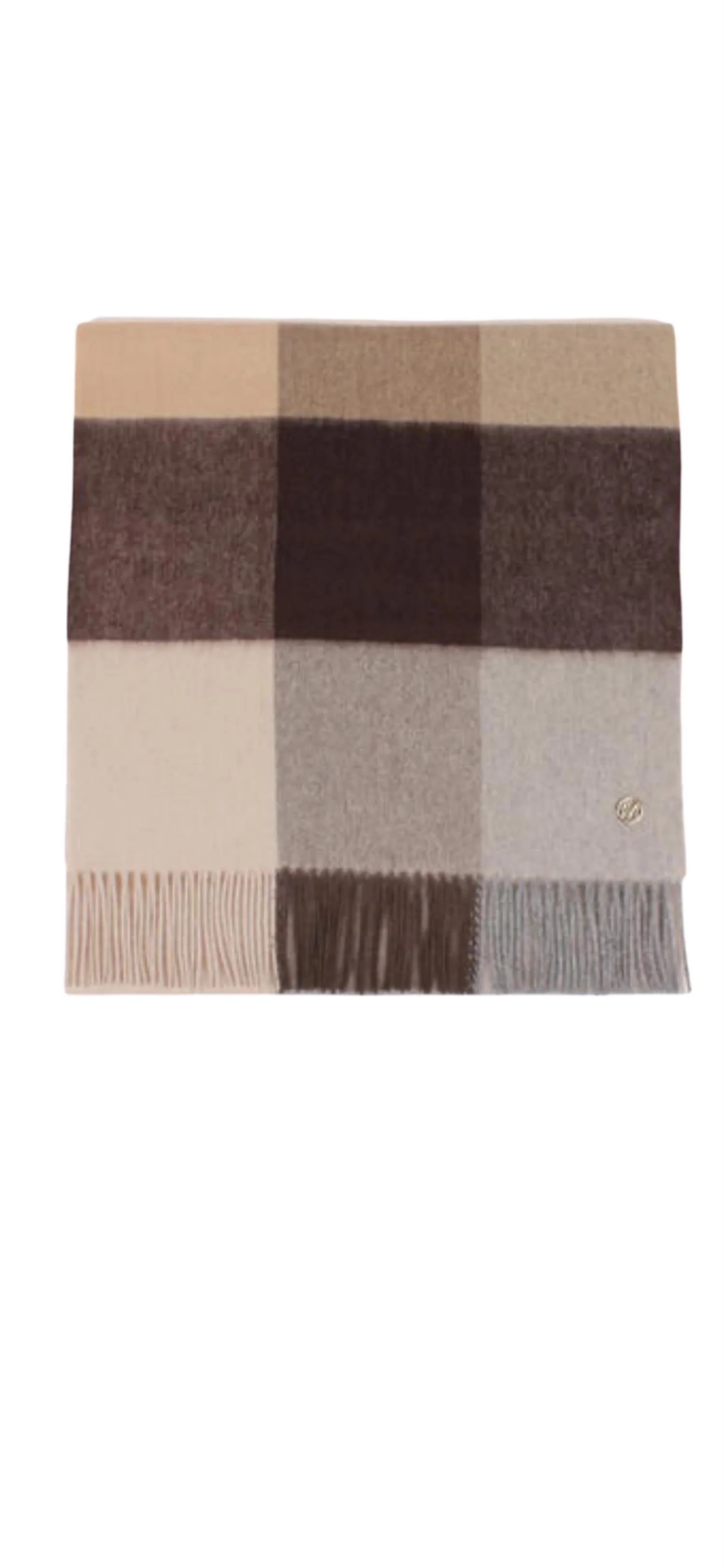 Brun Theresa Lammeullskjerf - Image 2