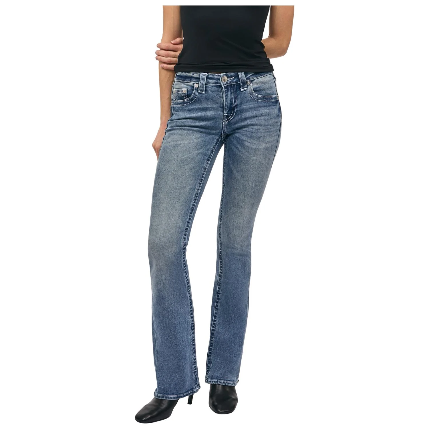 Becca Crystal MR Bootcut Big T
