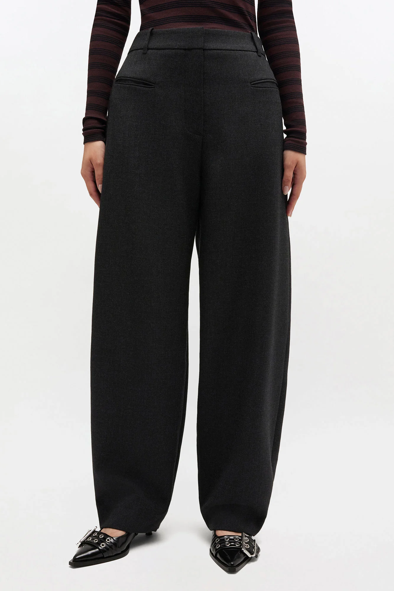 Koksgrå Wool Suiting Pants - Image 3