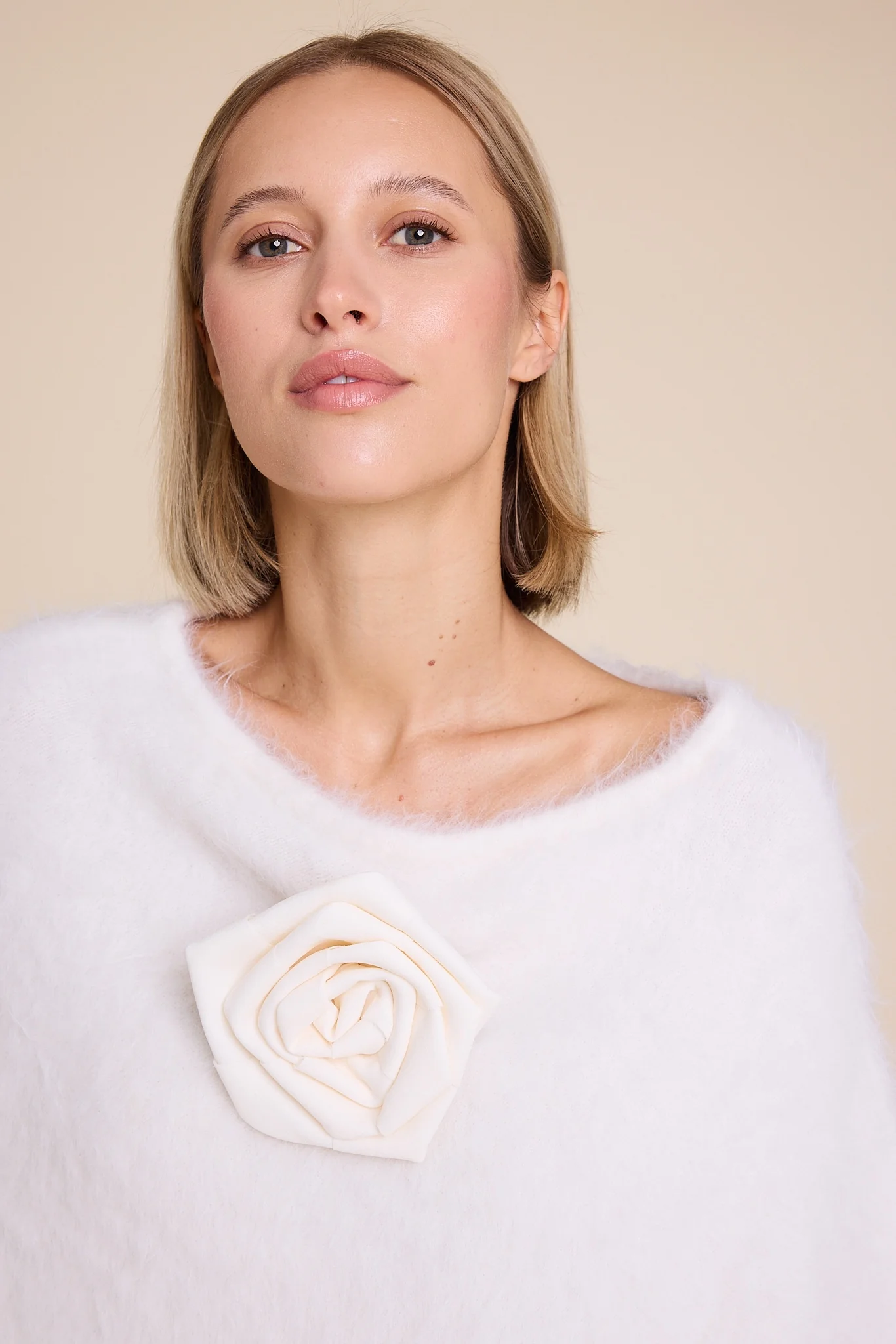 Creme Rose Solid - Image 3
