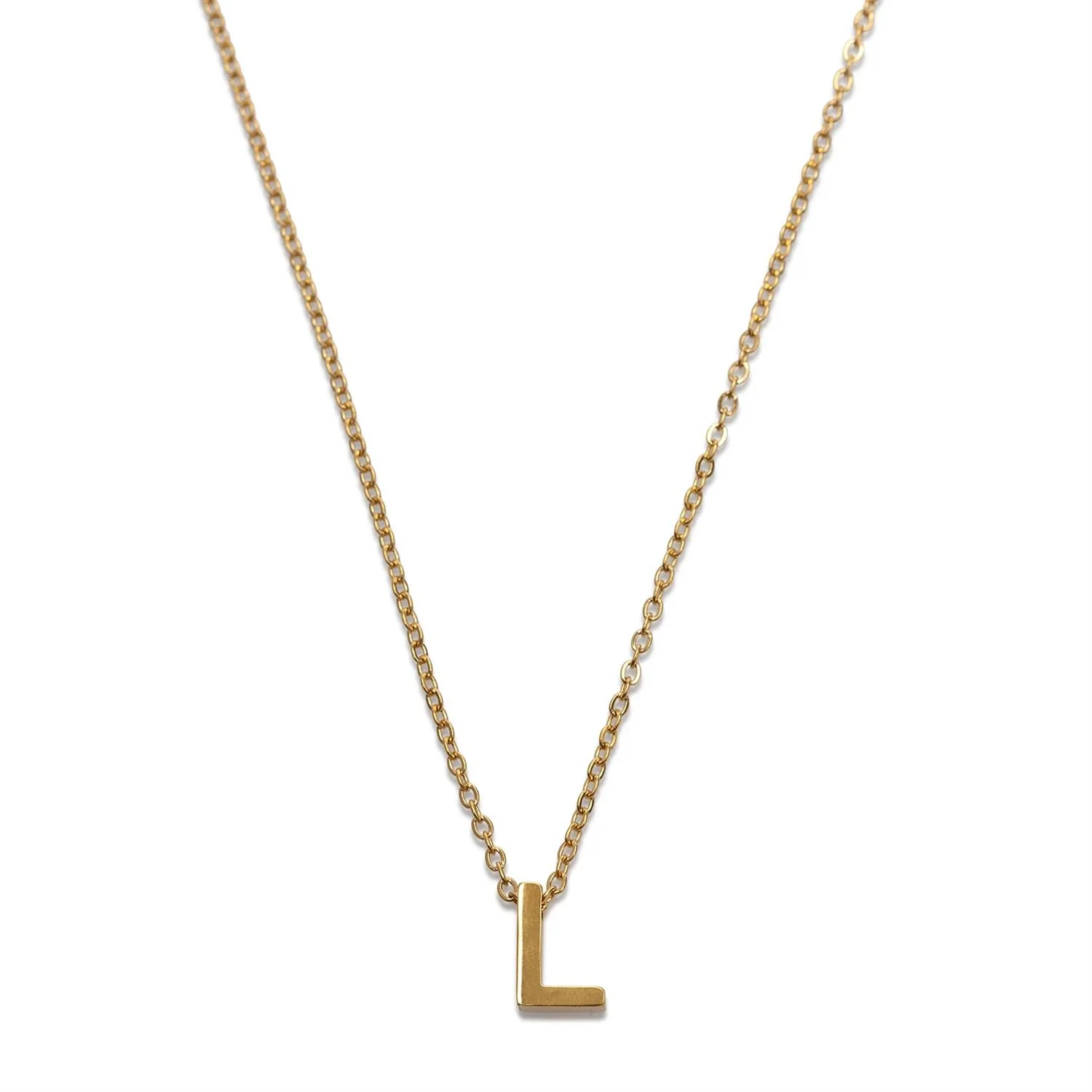 Viola Gold Letter Necklace