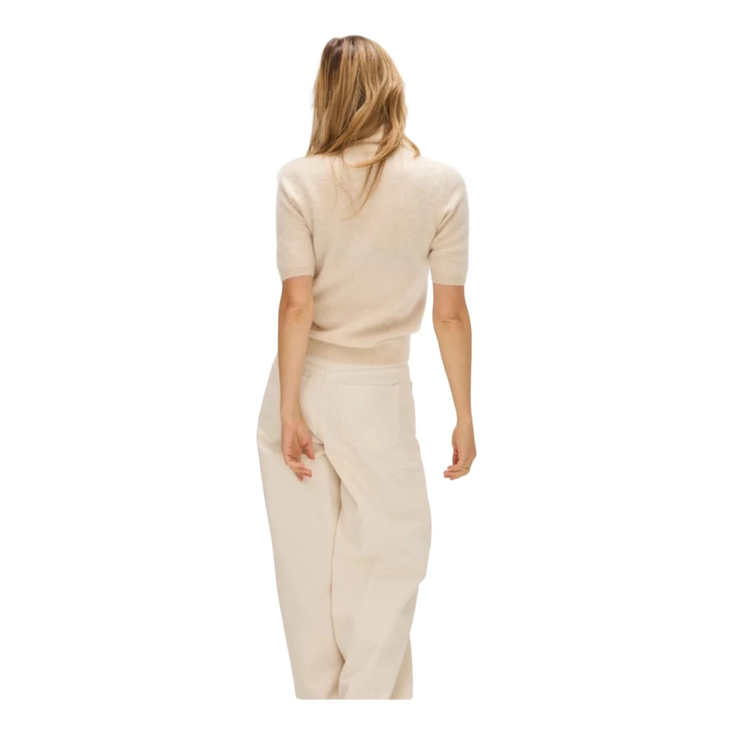 Offwhite Brushed Turtleneck t-shirt - Image 5