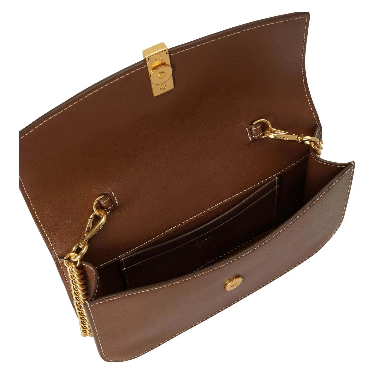 Cuoio Polo ID Leather Chain Wallet & Bag - Image 3