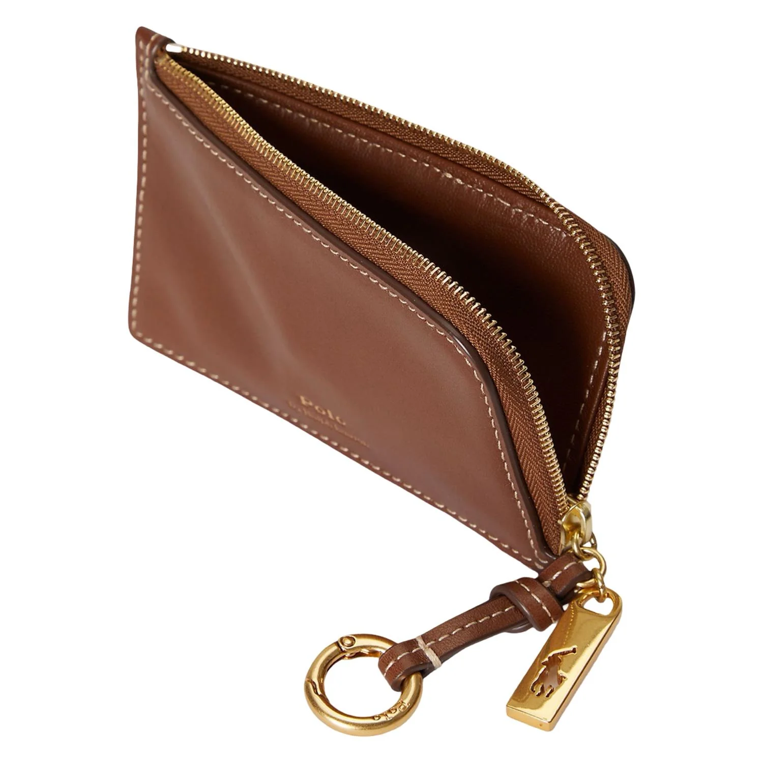 Polo ID Leather Zip Card Case - Image 3