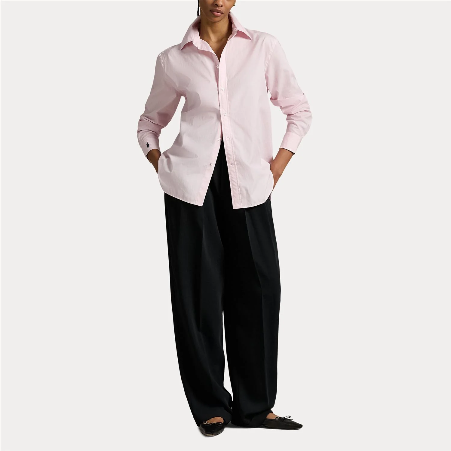 Ls Ligh St-Long Sleeve-Button Front Shirt - Image 9