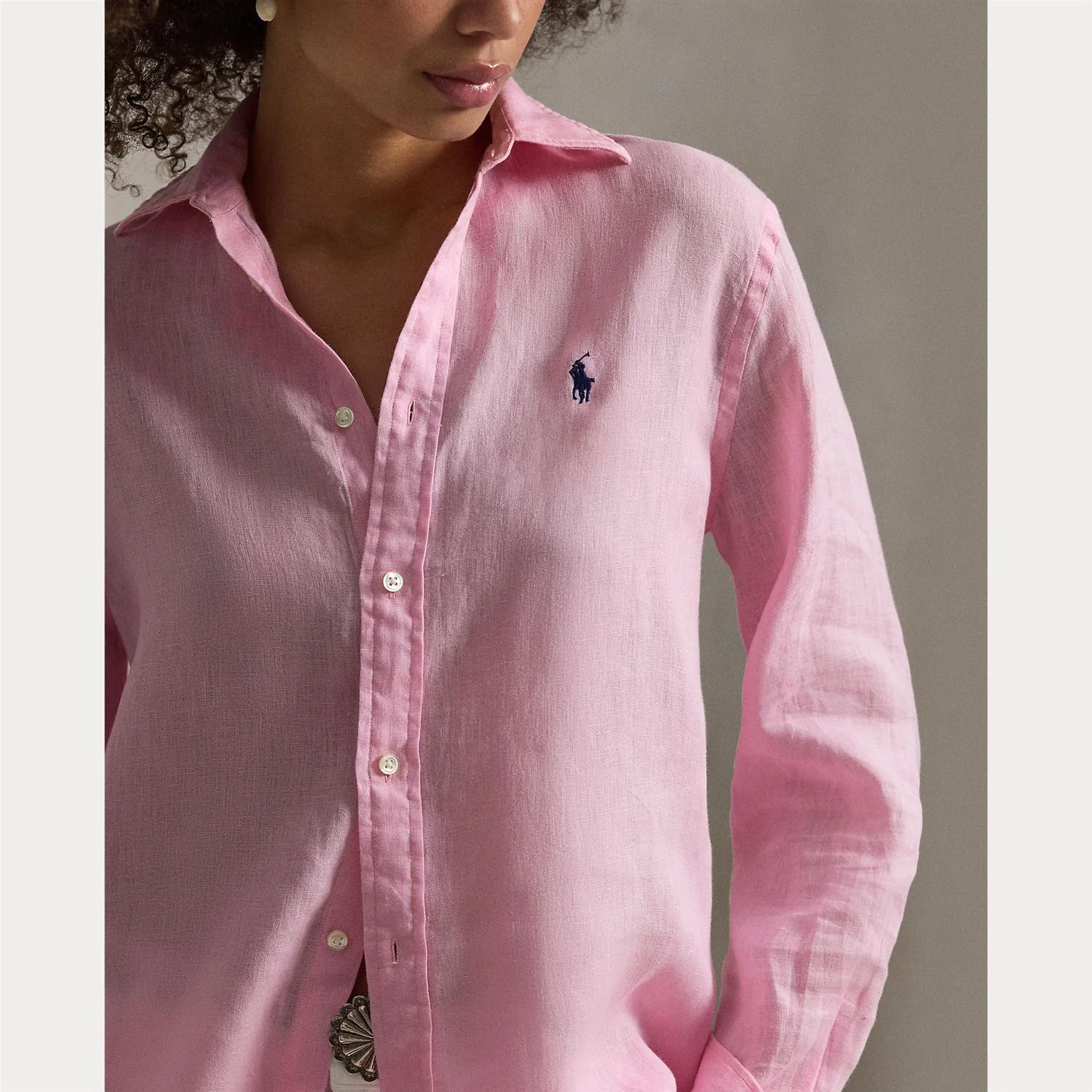 Rosa Classic Fit Linen Shirt - Image 5