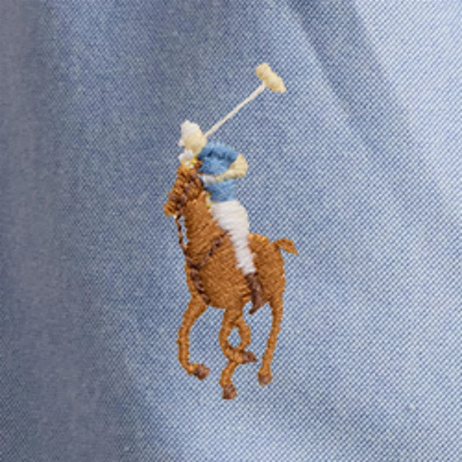 Lyseblå Belted Oxford Shirtdress - Image 10