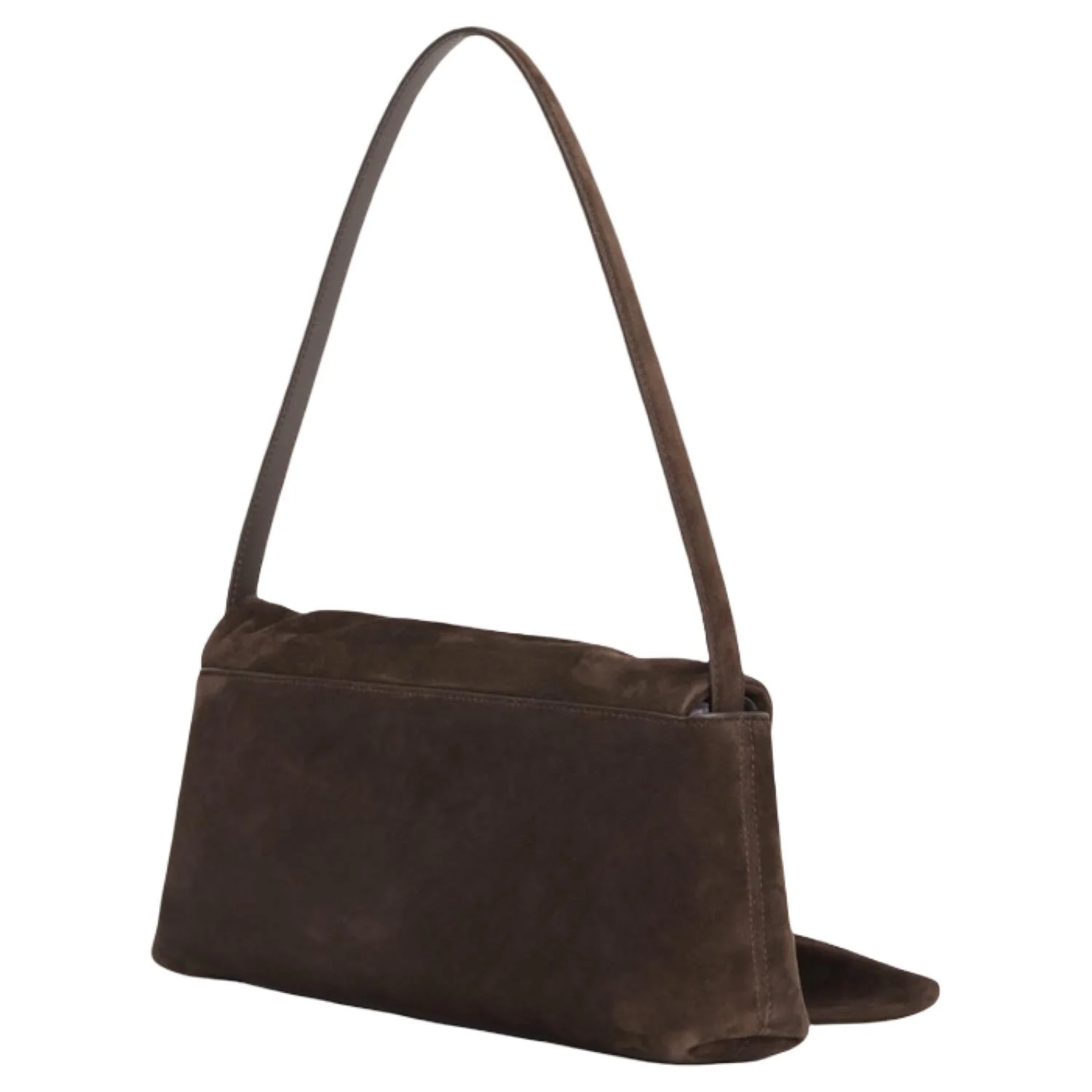 Brun Suede Knot Scarf Bag - Image 2