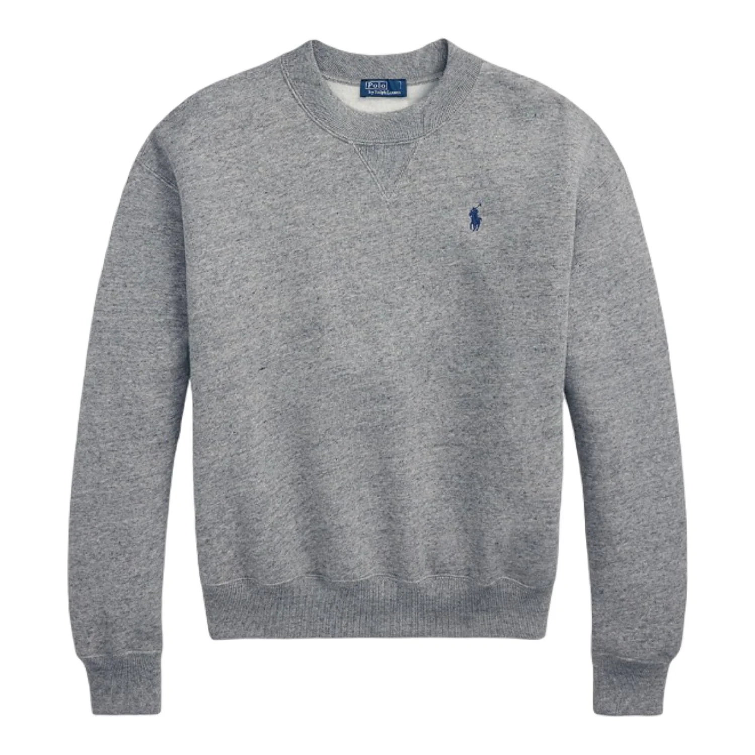 Grå Fleece Crewneck pullover