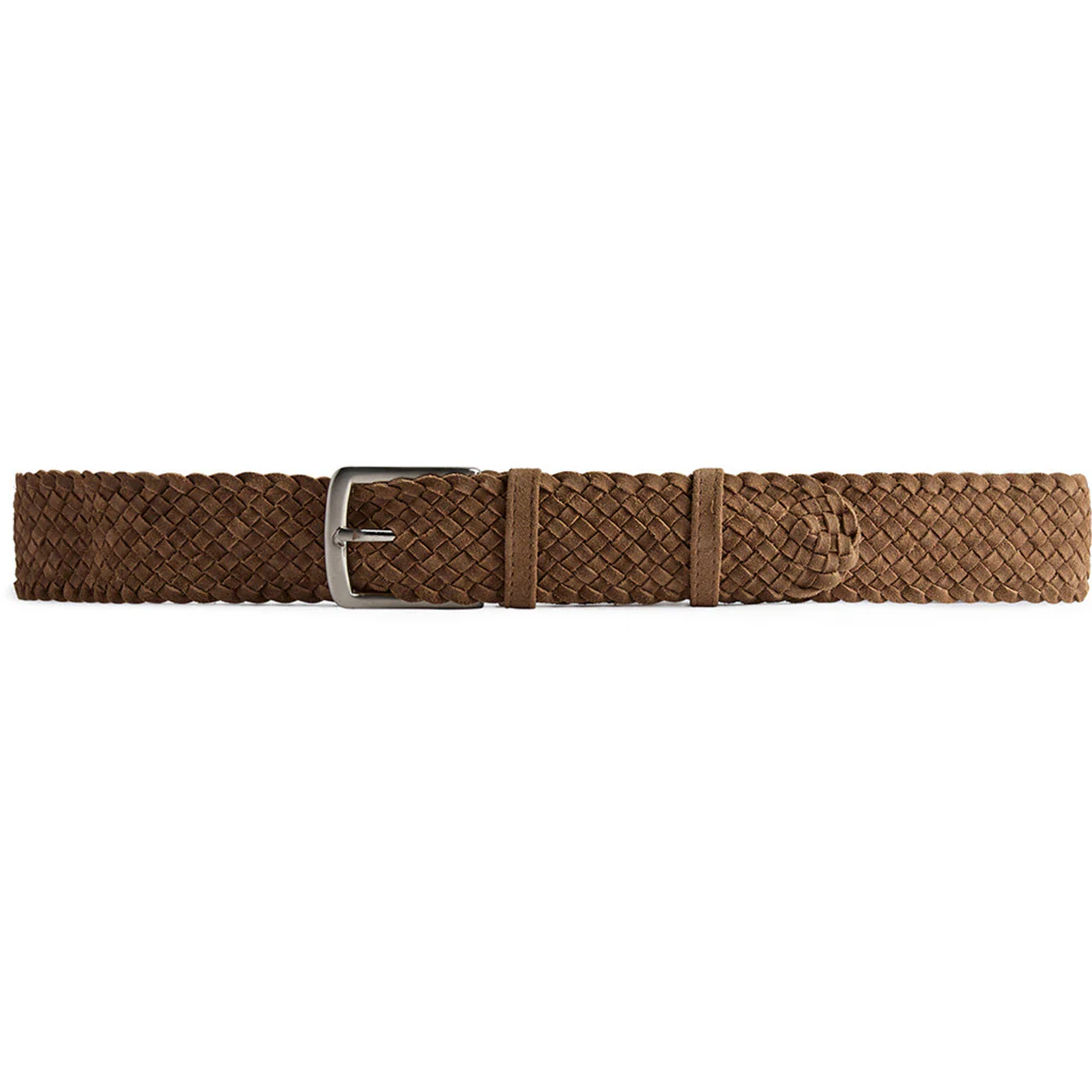 Brun Suede Jeans Belt