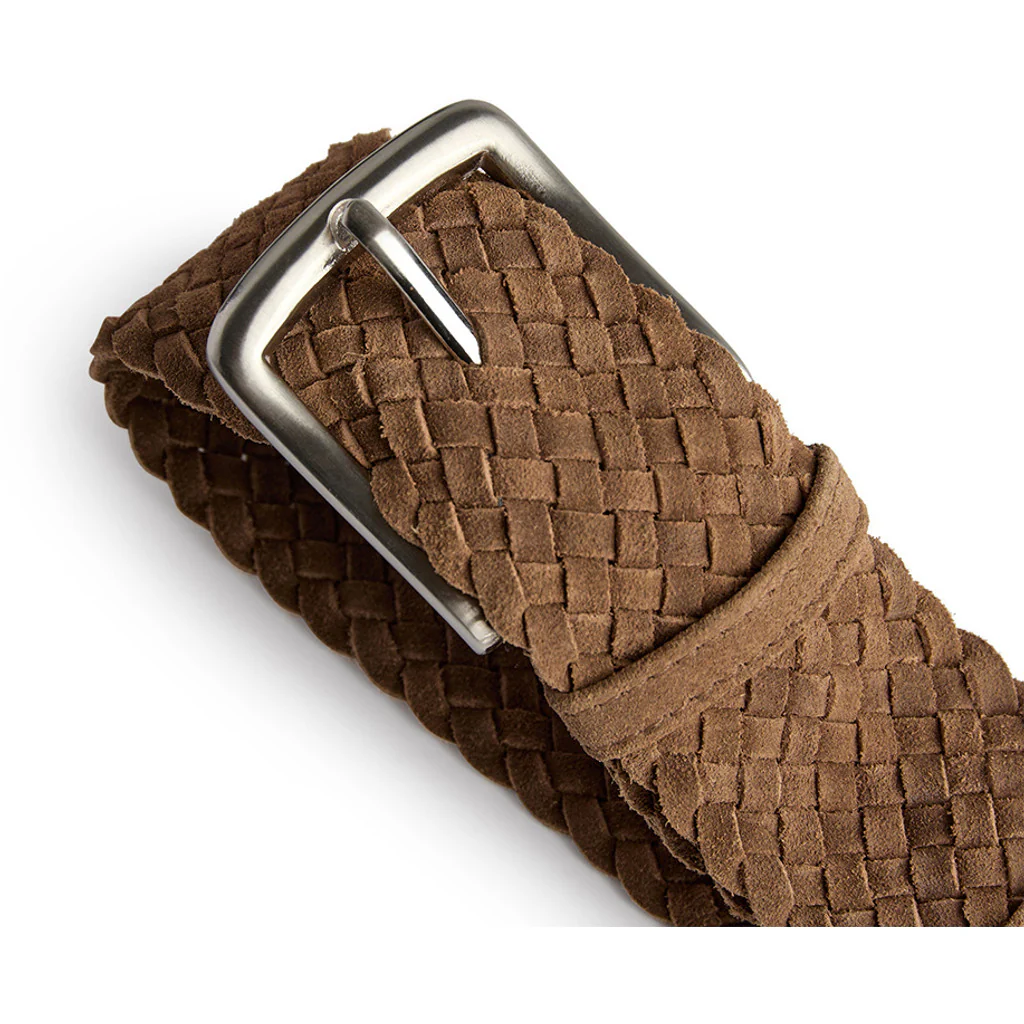 Brun Suede Jeans Belt - Image 2