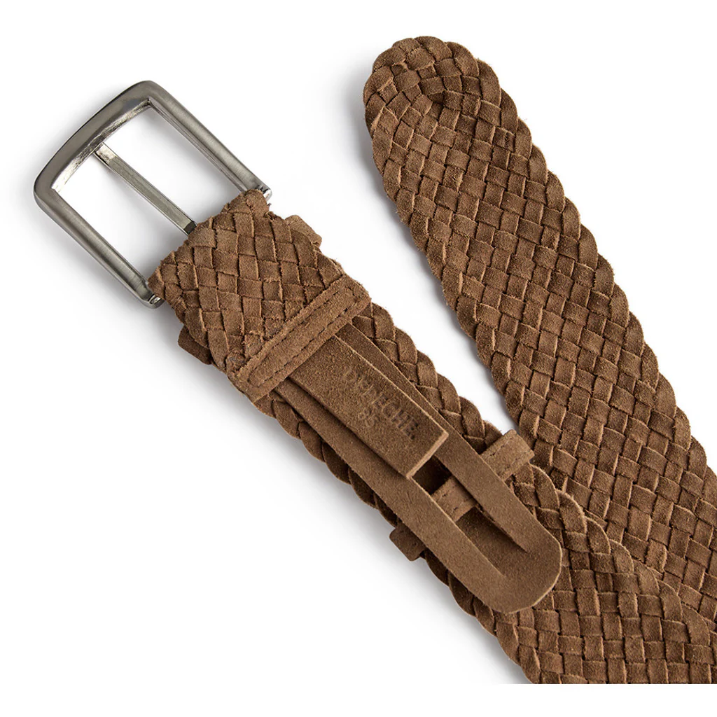 Brun Suede Jeans Belt - Image 3