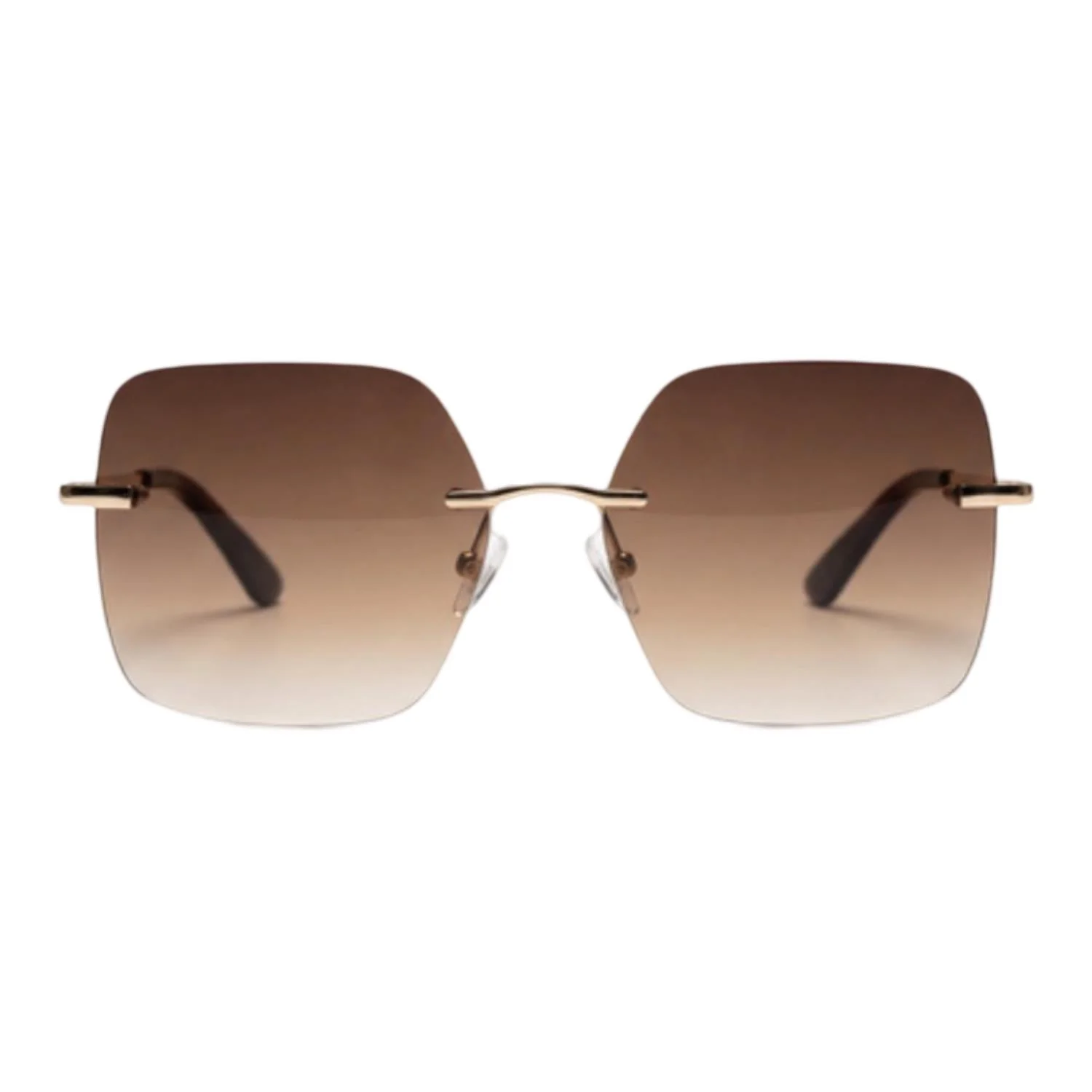 Gold Billie Rimless Sunglasses - Image 2