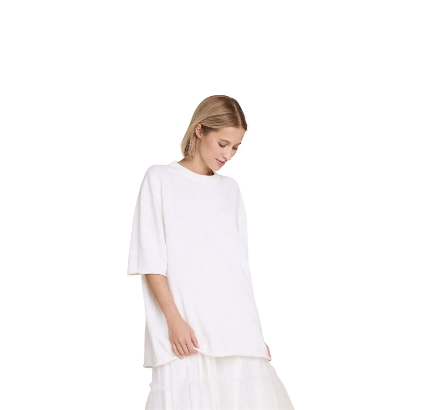 Creme Terry t-shirt - Image 6