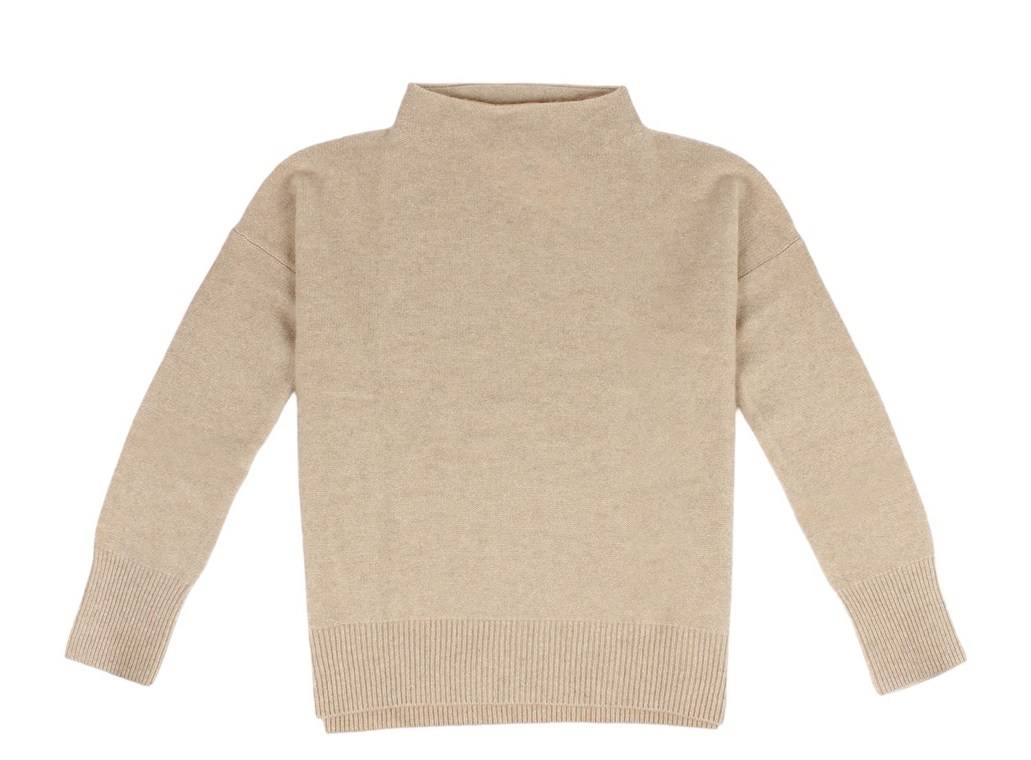 Arabella Cashmere Funnel Sweater