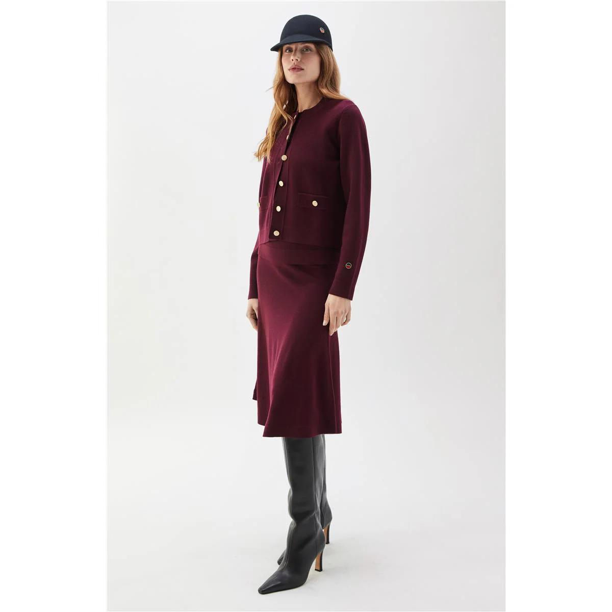 Aria Solid Cardigan - Image 2