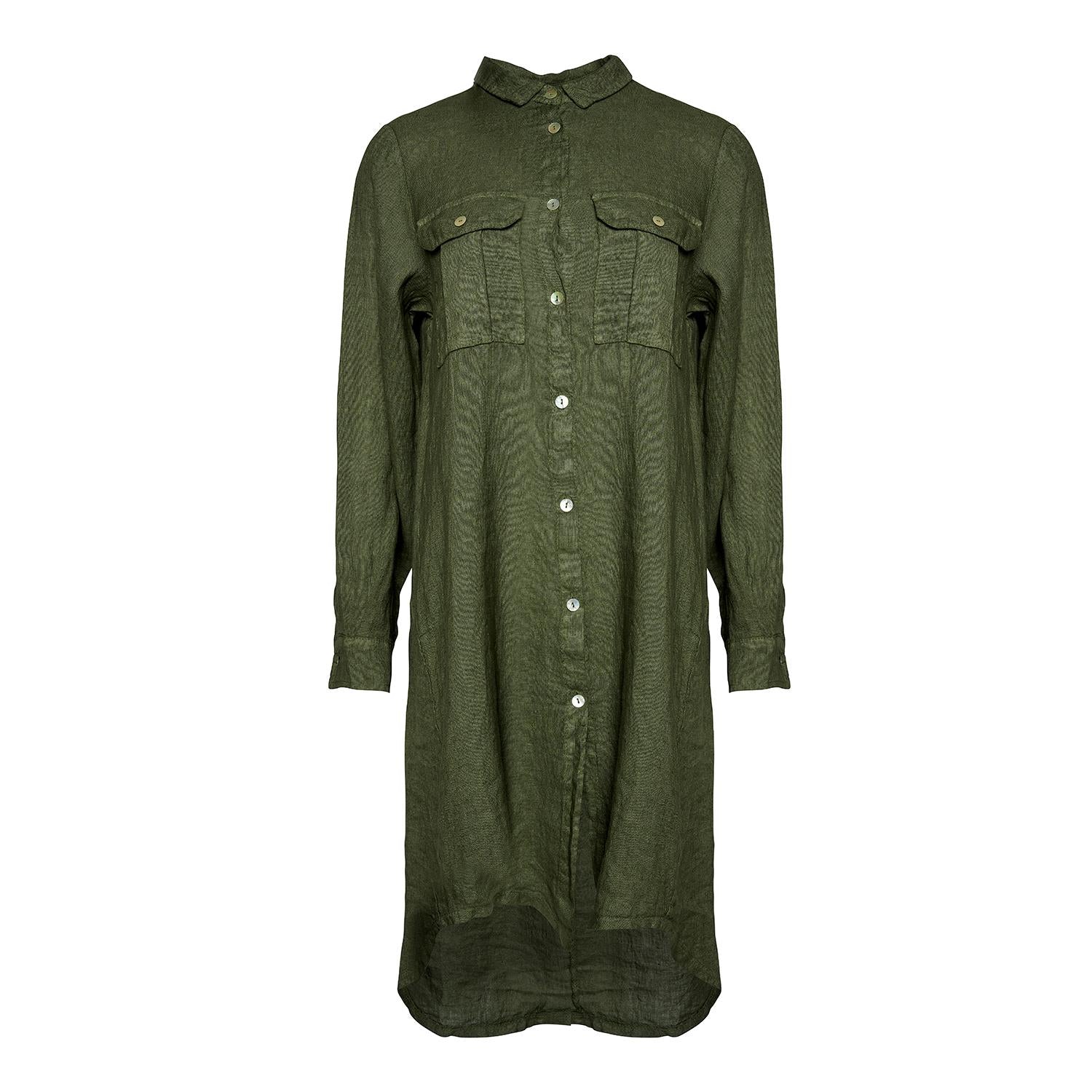 Army Sophia Linen Dress