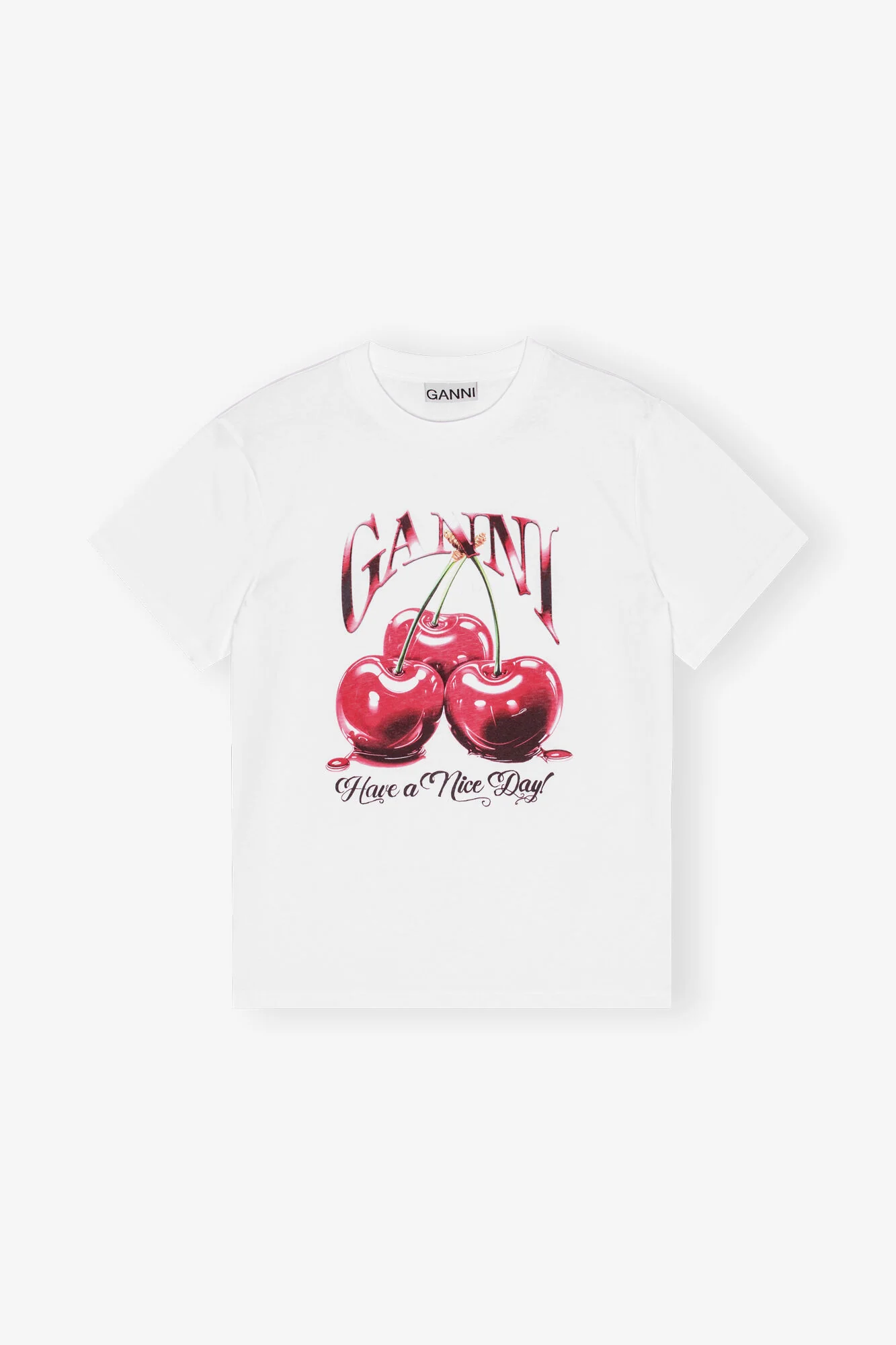 Basic Jersey Cherry Relaxed Te
