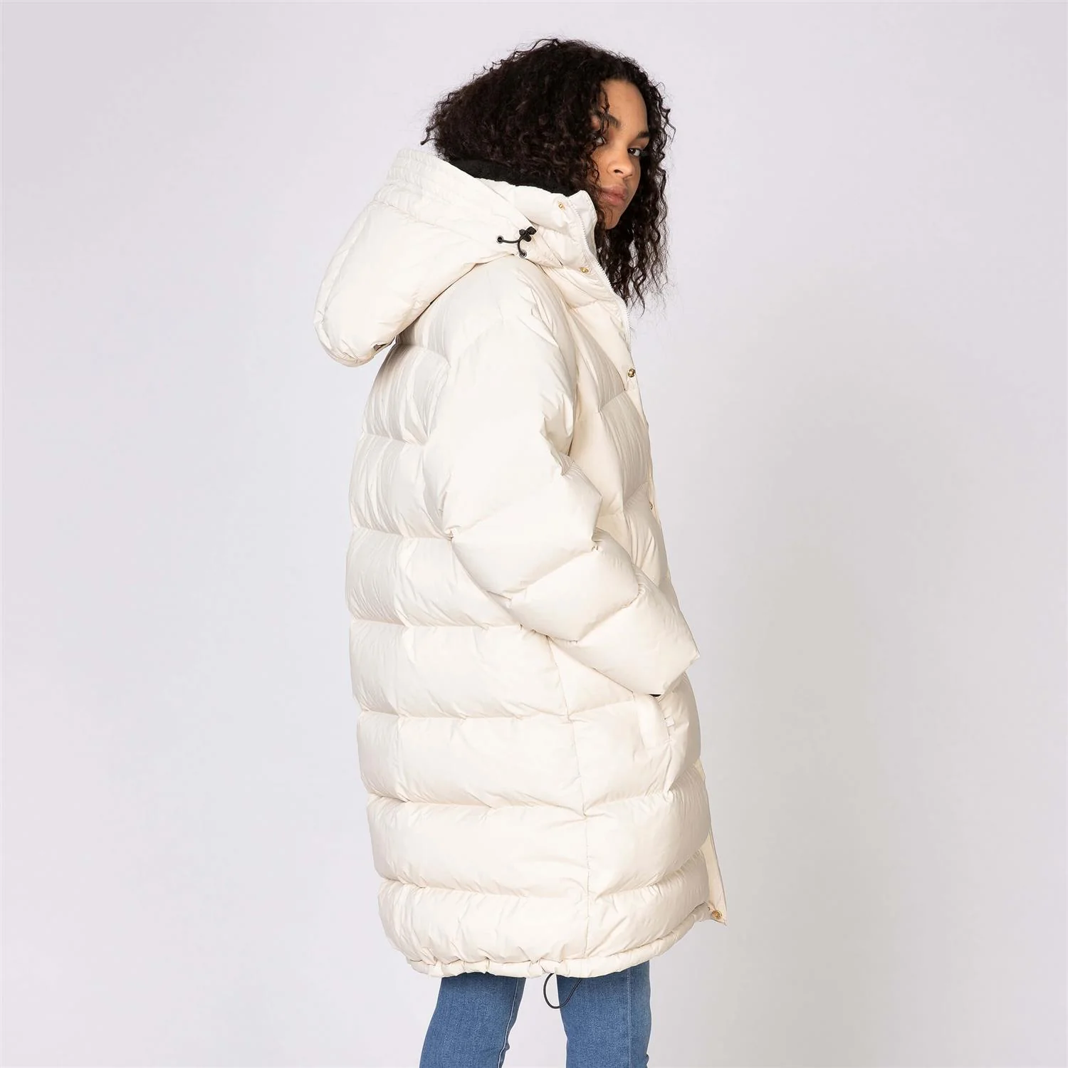 Beige Canis Down Coat - Image 3