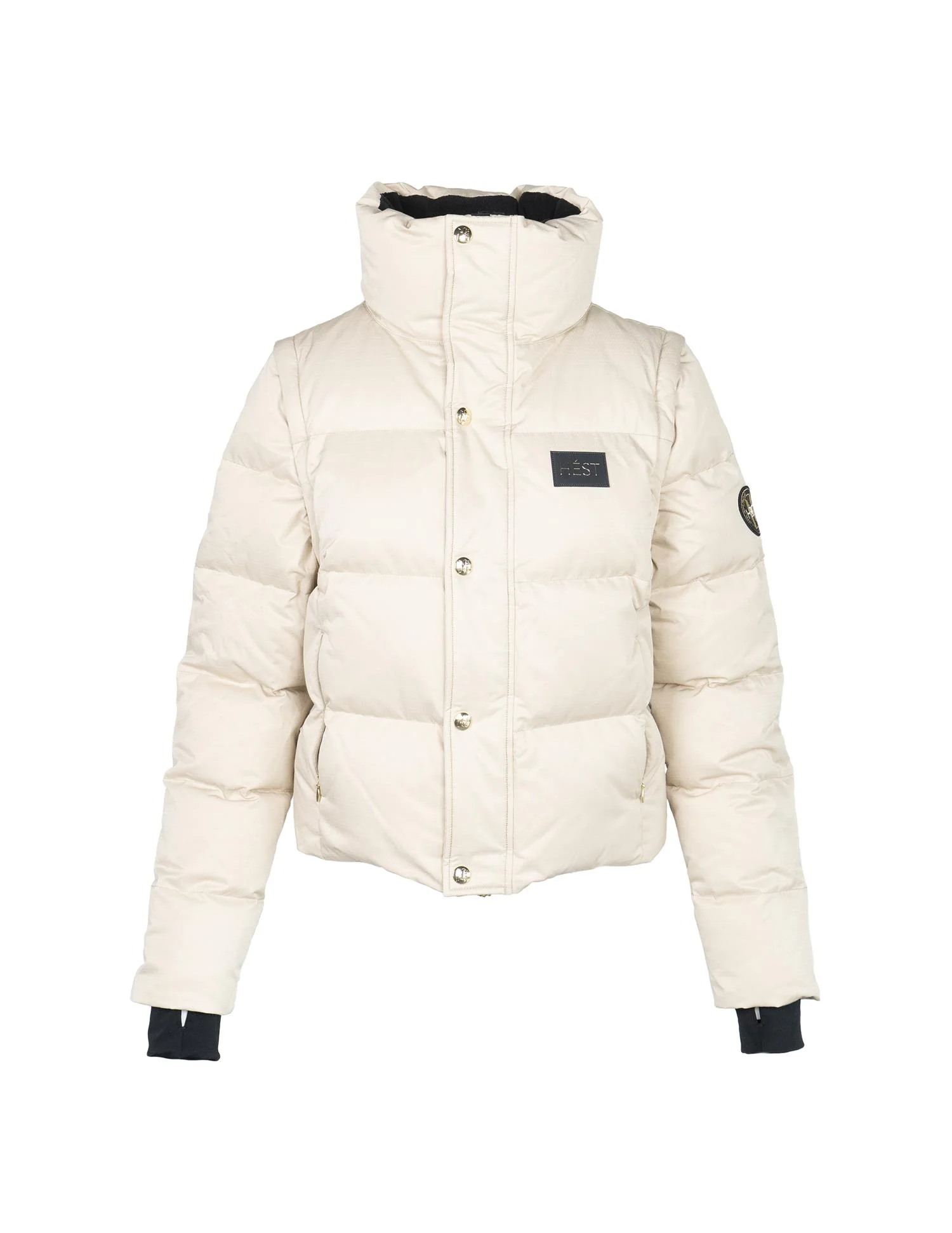 Beige Edda Down Jacket/Vest