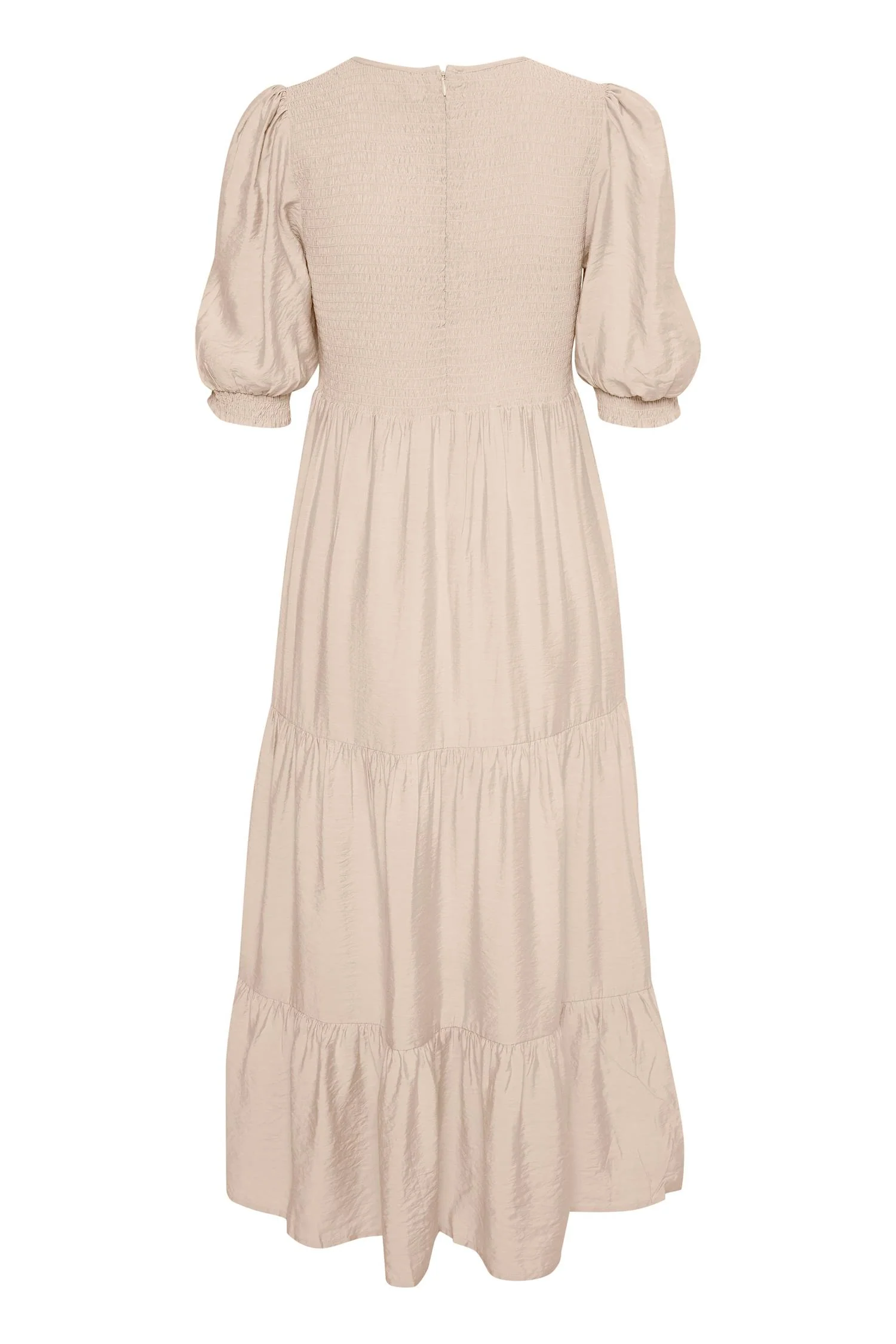 Beige MorianaGZ solid ss dress - Image 2