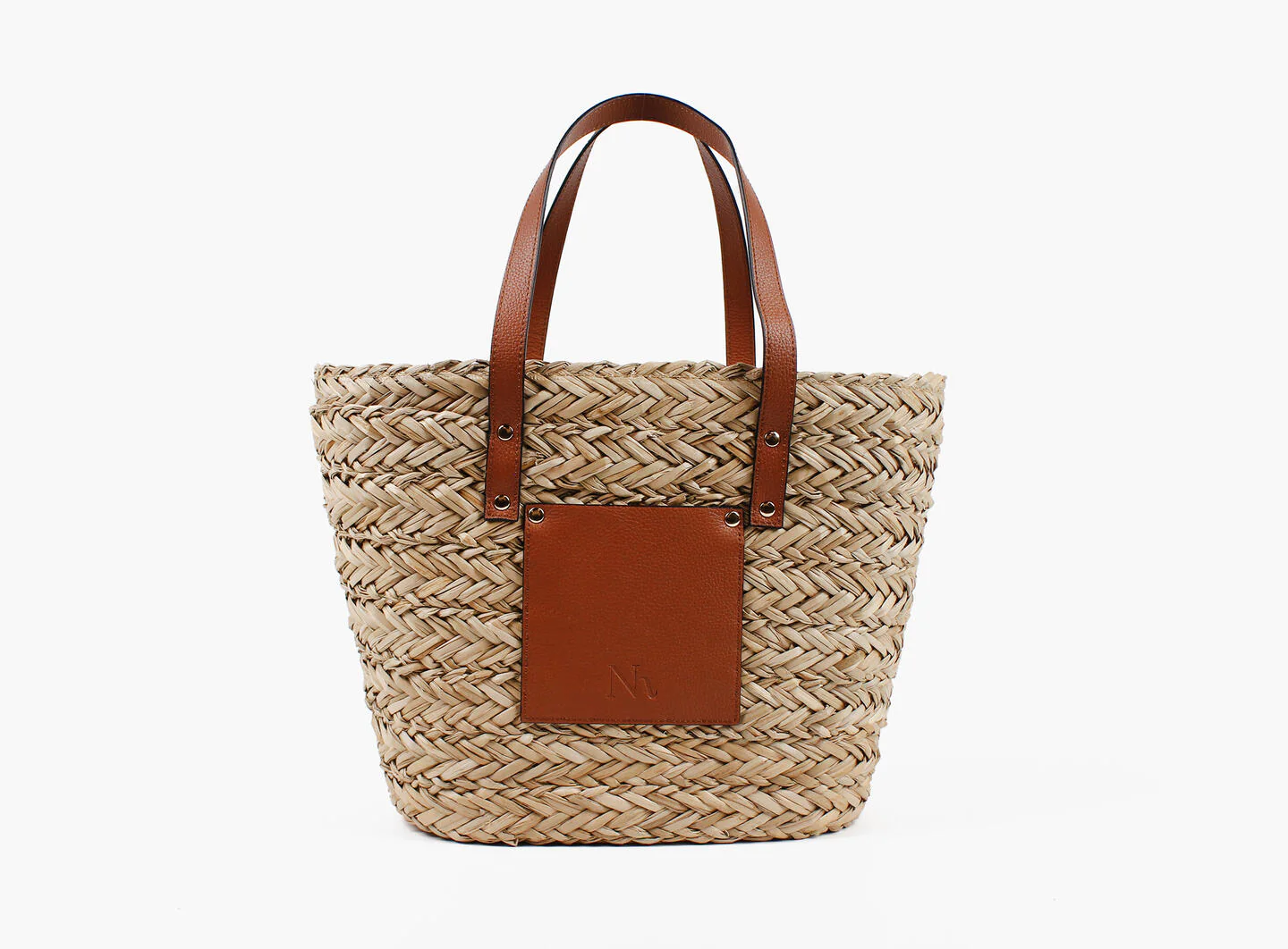 Beige Nohr Riviera Sea Grass Tote - Image 2