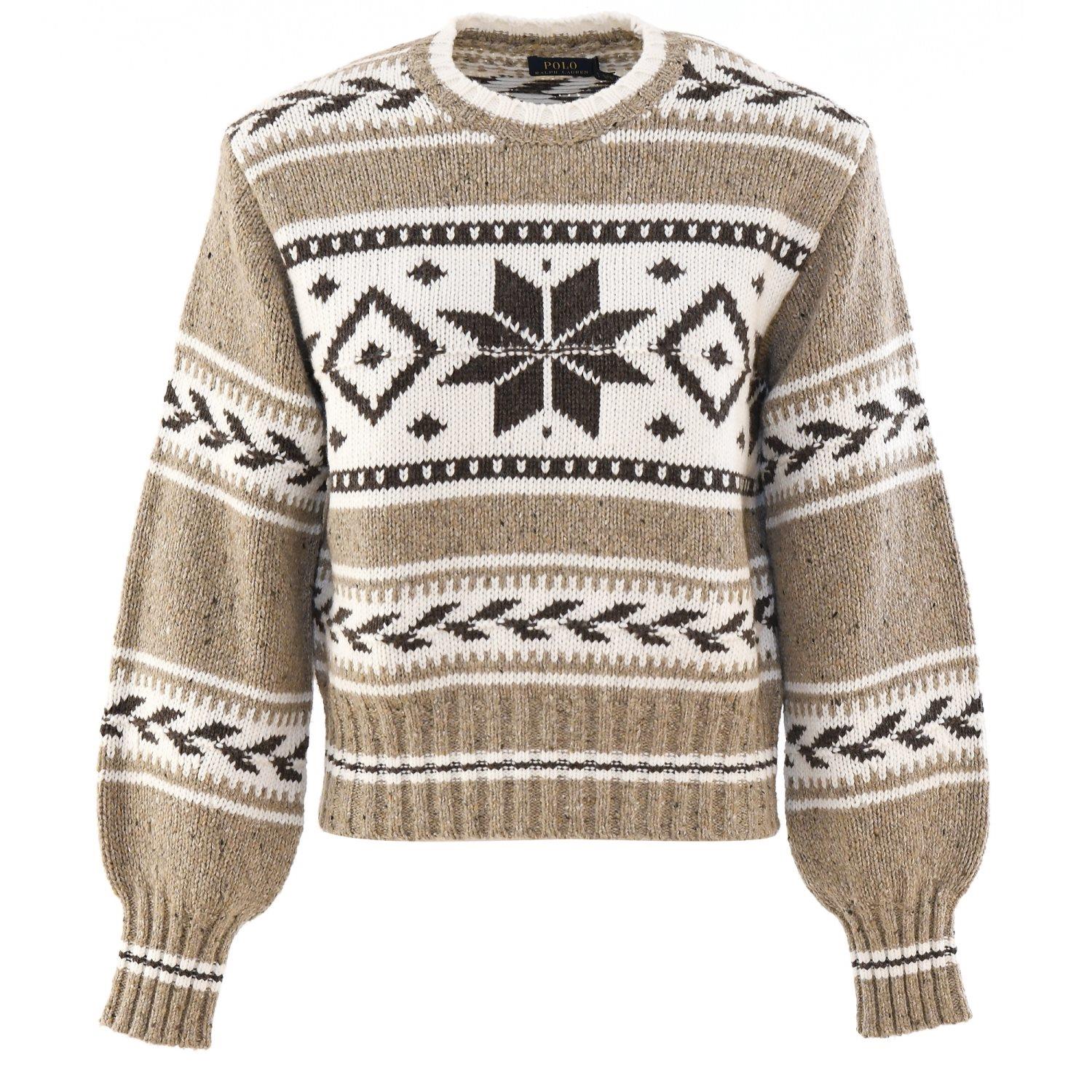 Beige pullver