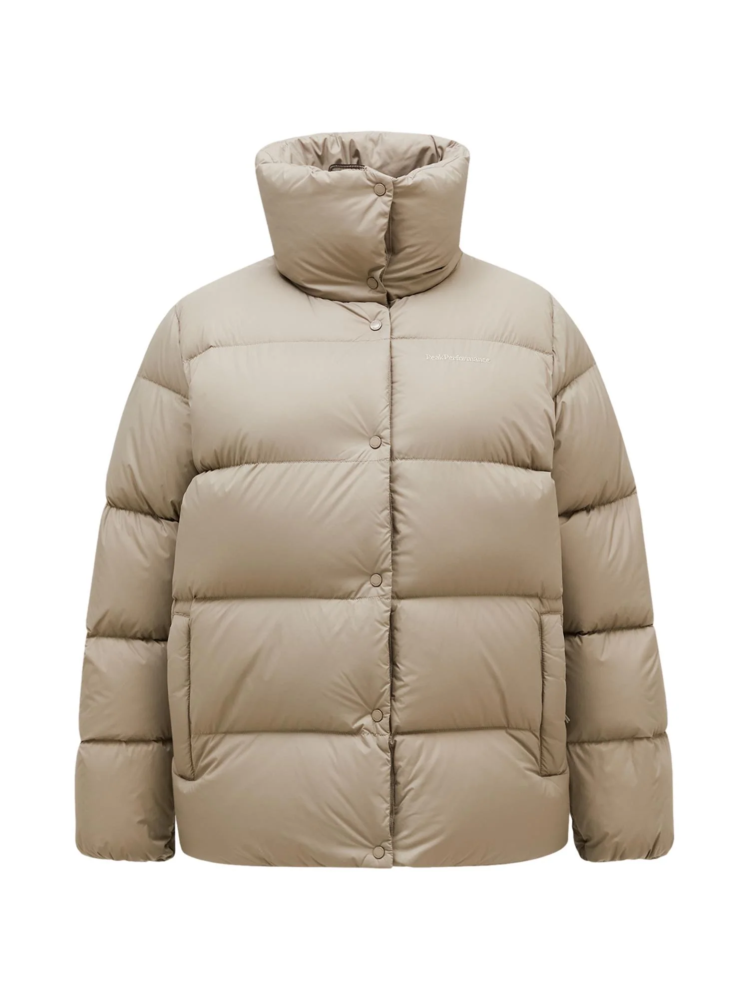 Beige Women Puffer