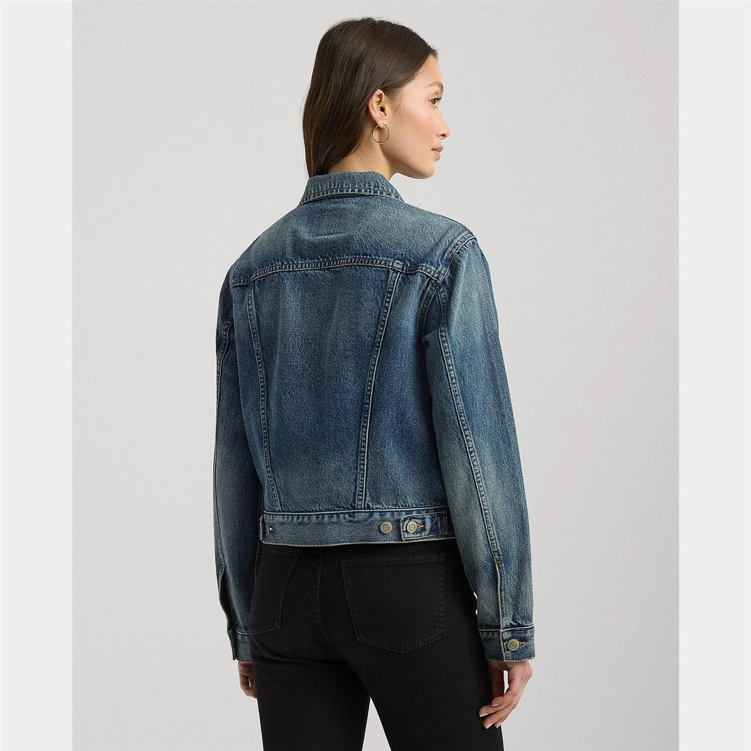 Blå Denim Trucker jacket - Image 4