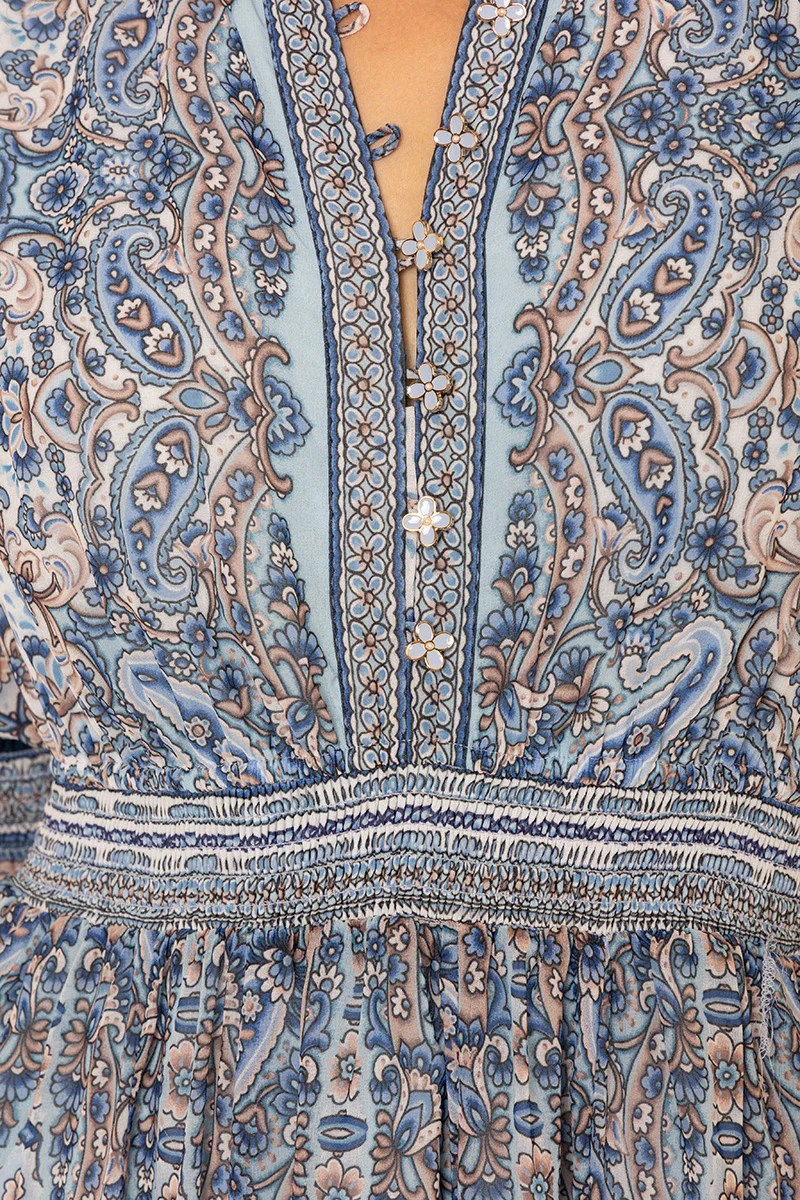 Blå Ellison Dress - Image 4