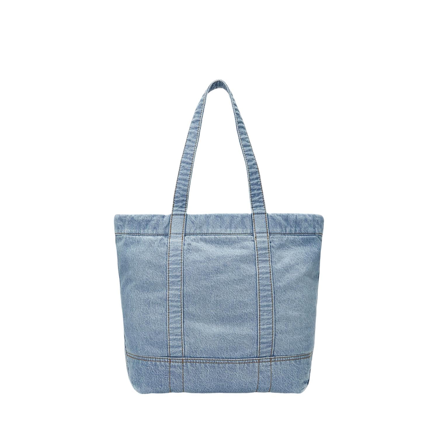 Blå Polo Bear Denim Medium Tote - Image 3
