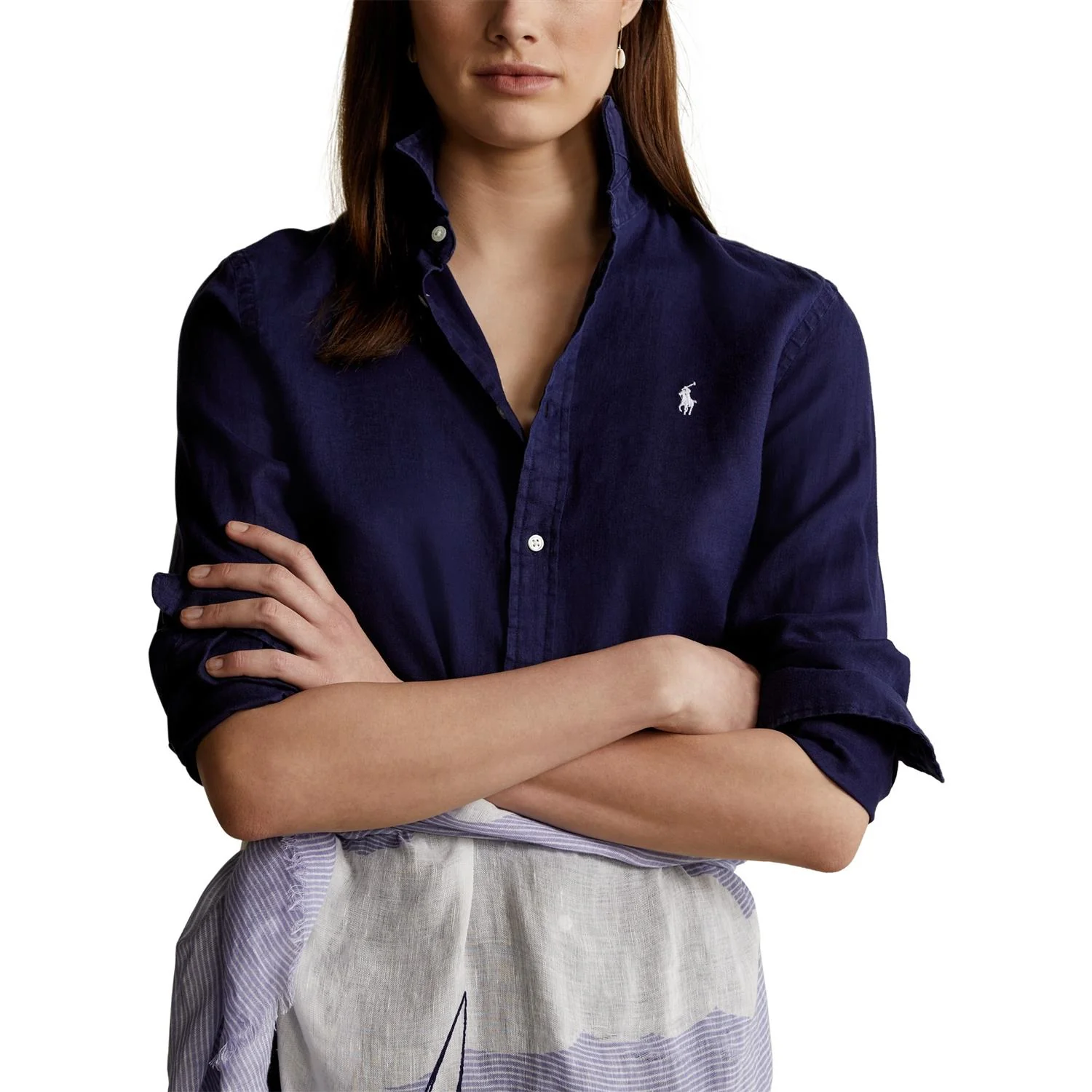 Blå Relaxed Long sleeve shirt - Image 2