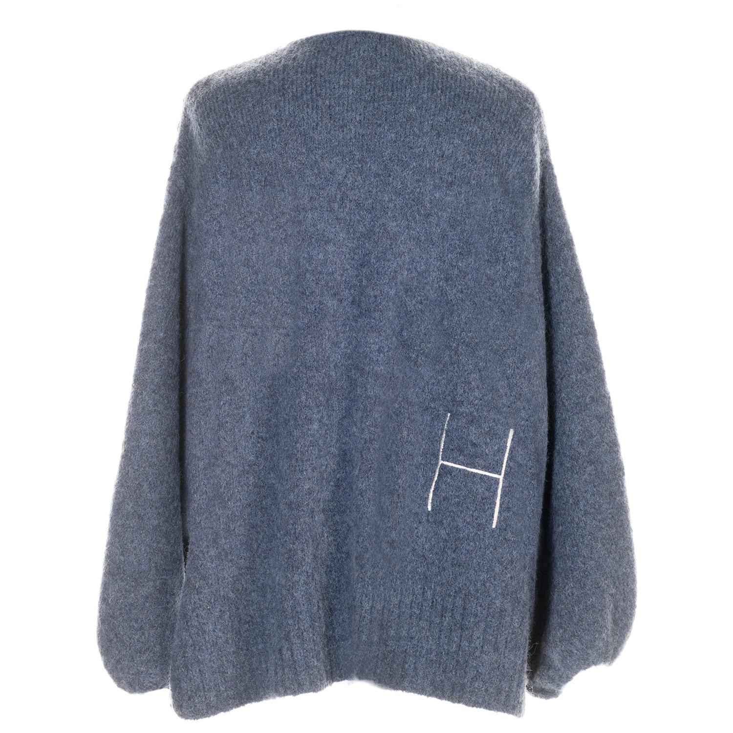 Blå Sofie V-neck Sweater - Image 2