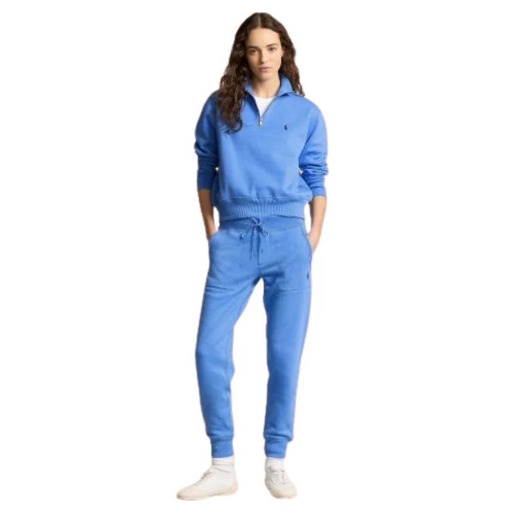 Blå Zip Sweatshirt - Image 3