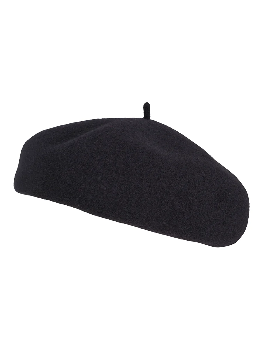 Black Beret Hat