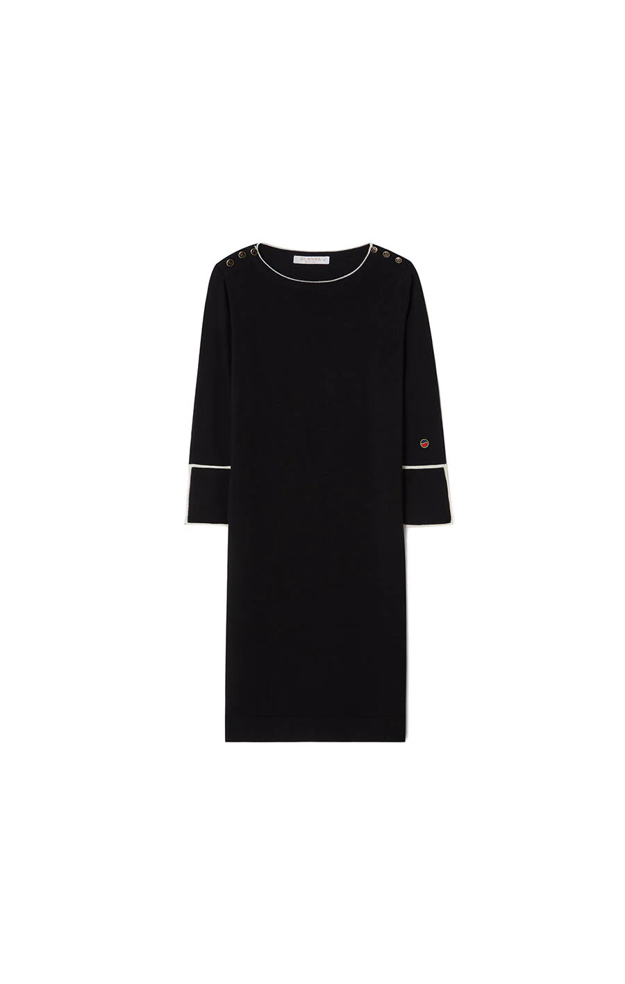 Black/Ecru Nera dress