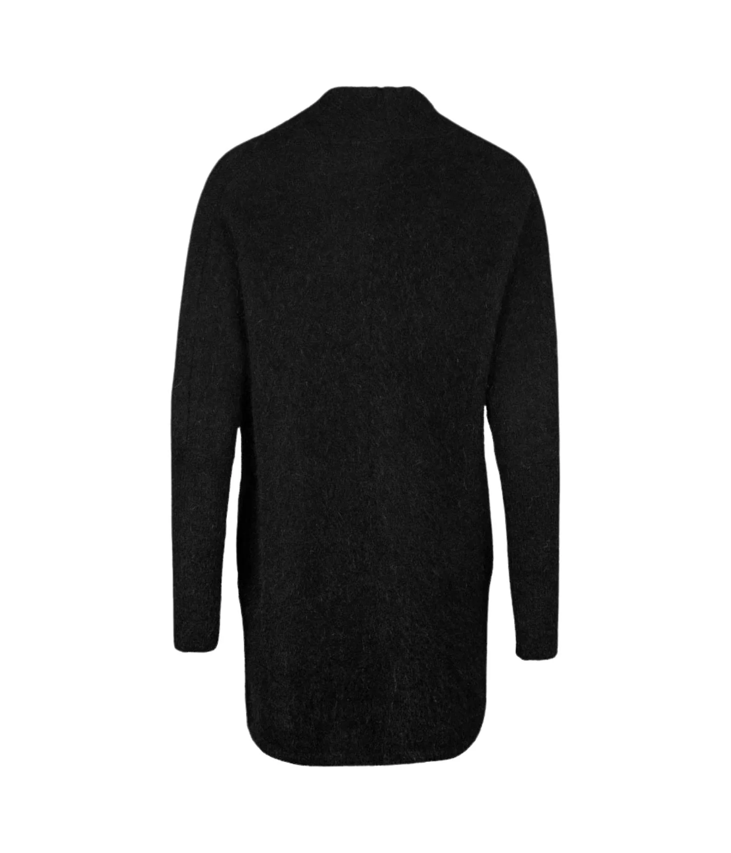 Black Mohair Demi Shawl cardigan - Image 2