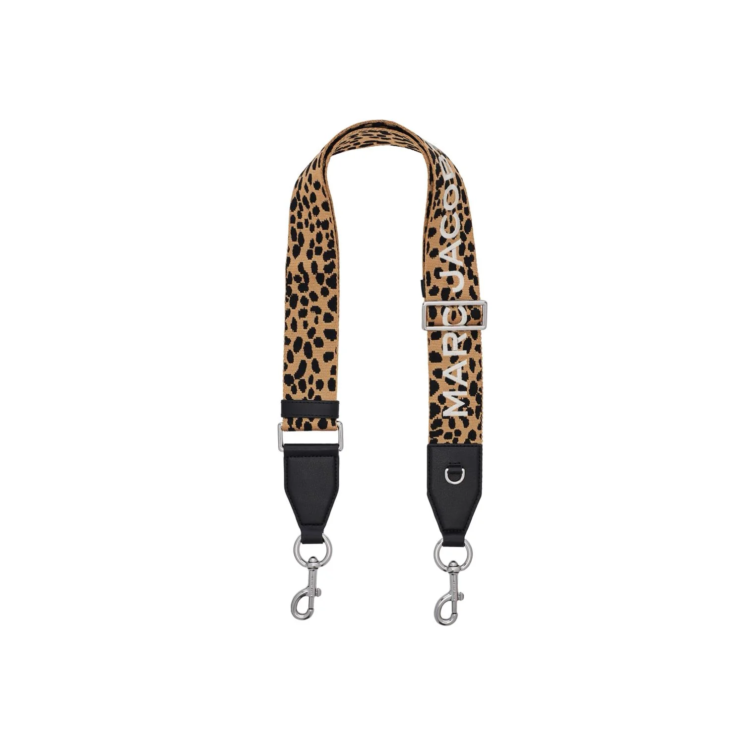 Black multi The Strap Cheetah EMB Logo Strap