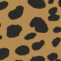Black multi The Strap Cheetah EMB Logo Strap - Image 3