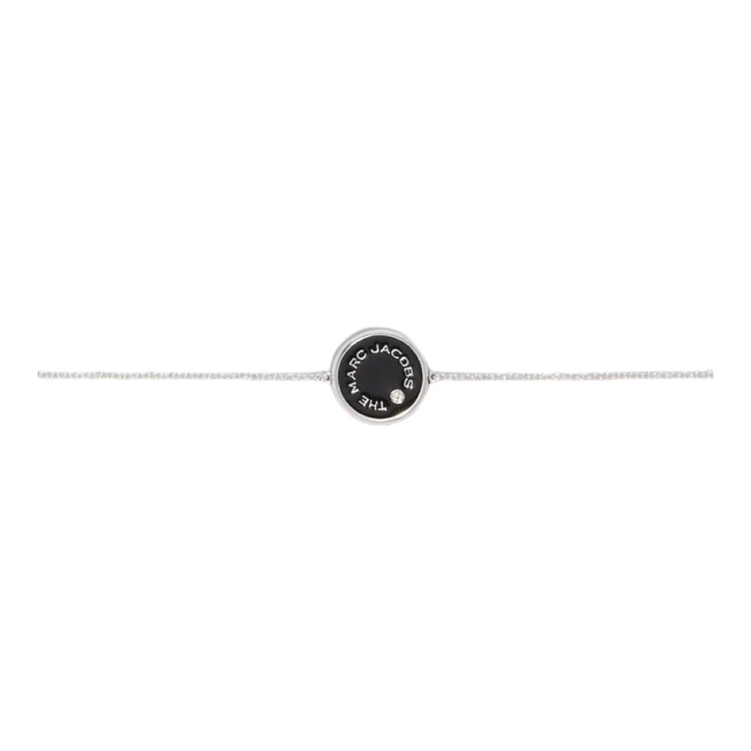 Black/Silver The Medallion Bracelet