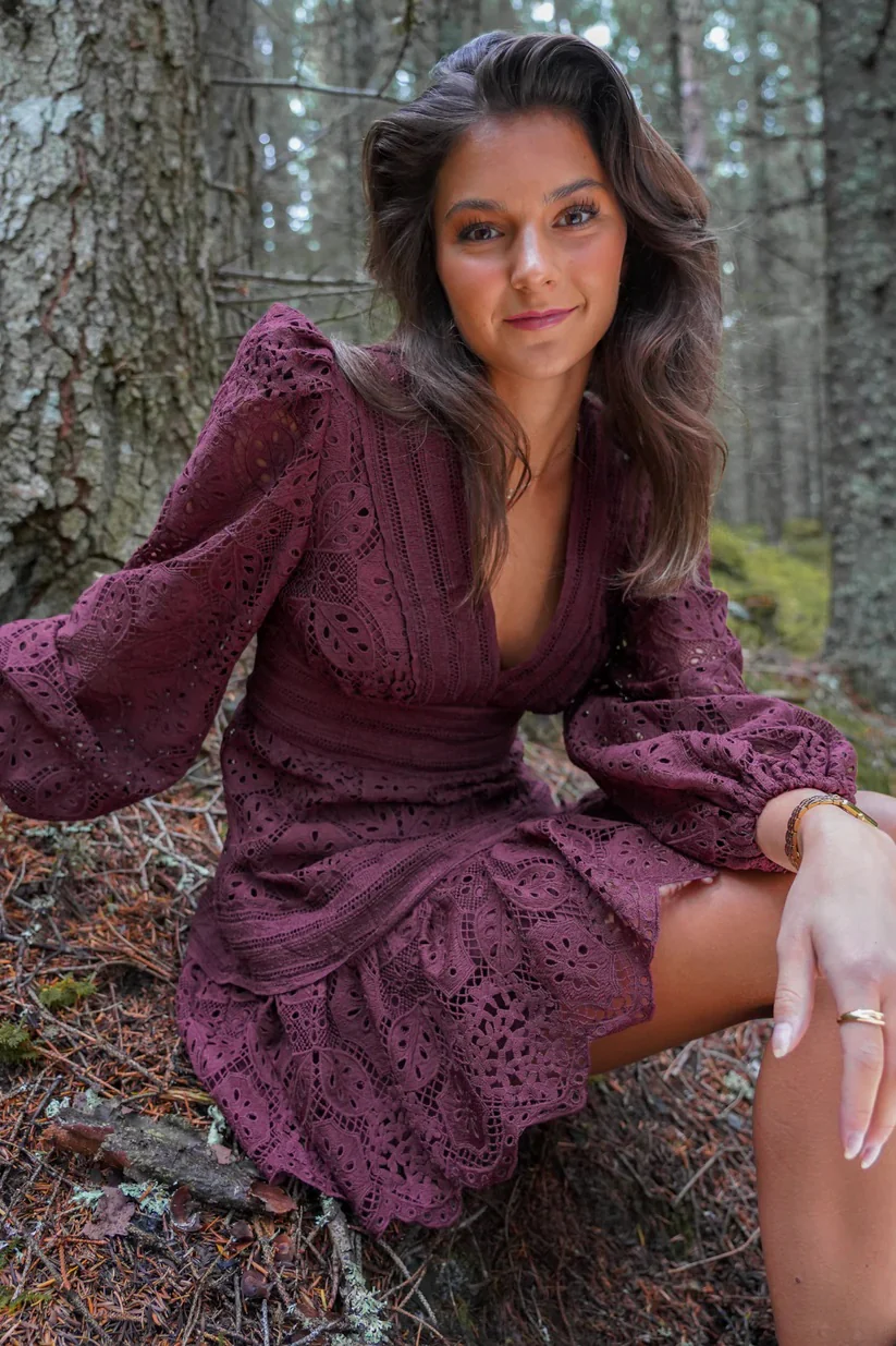 Bordeaux Castle Dress - Image 2