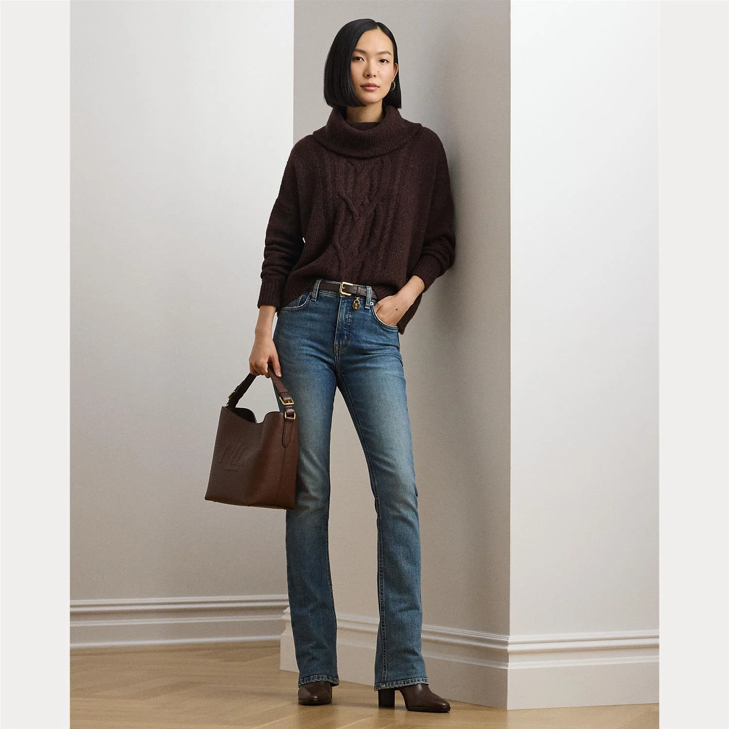 Brun Aran Turtleneck - Image 3