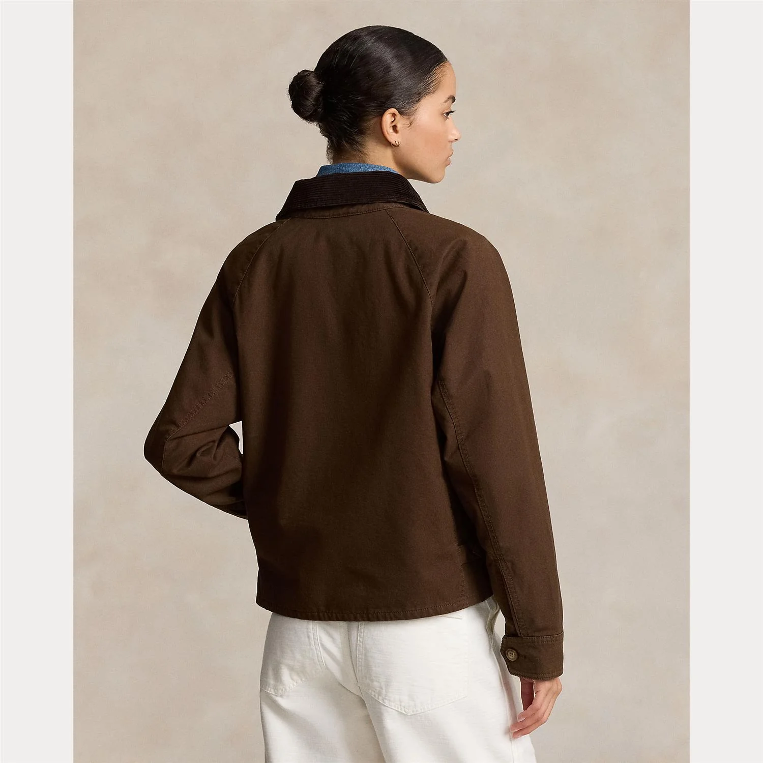 Brun Cropped Utility Jacket - Image 4