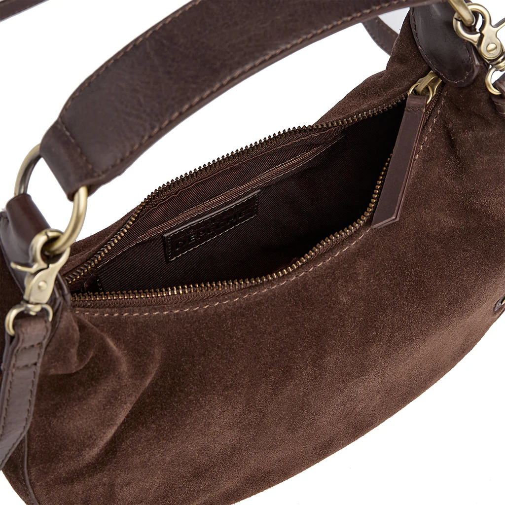 Brun Cross over suede bag - Image 5