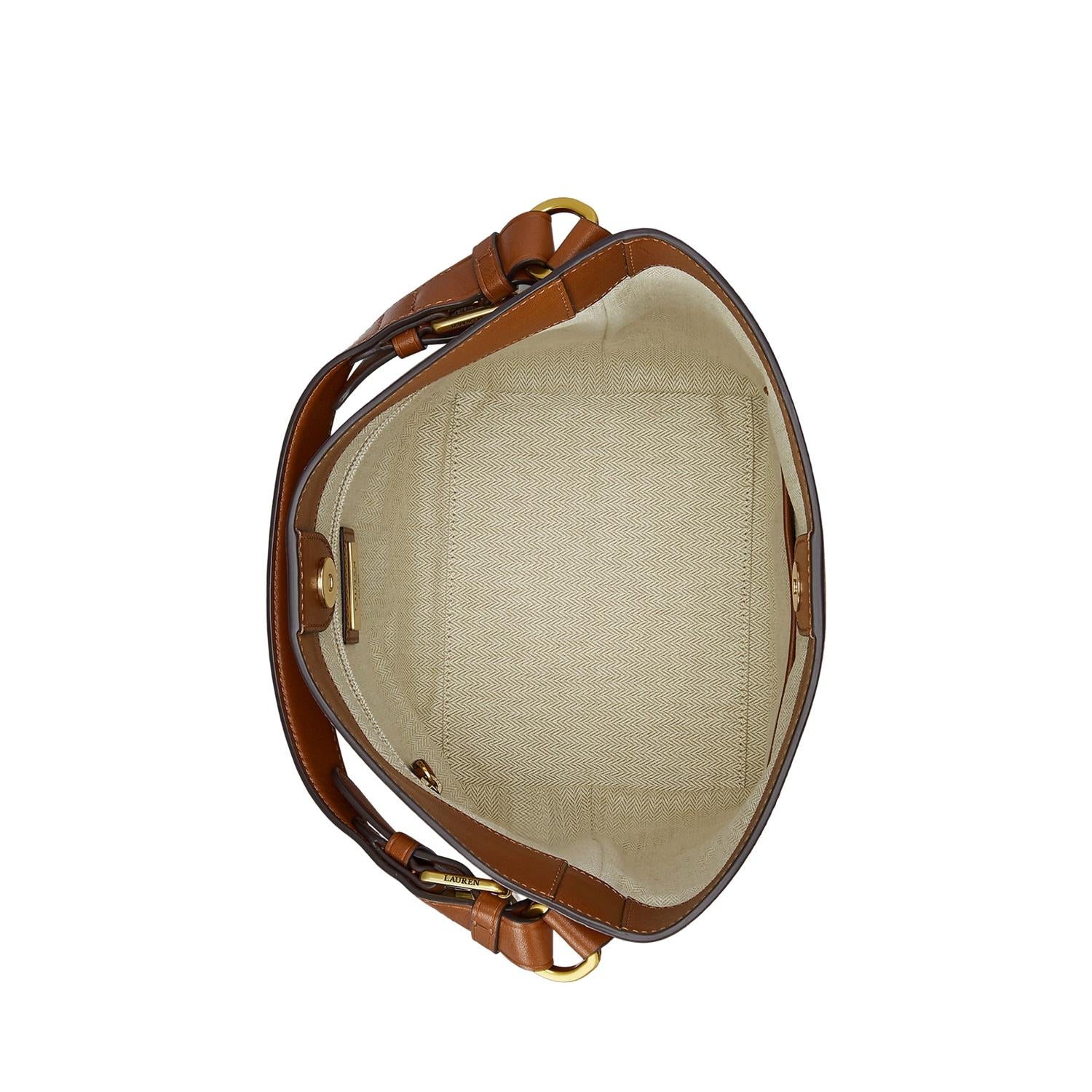Brun Leather Medium Witley Bucket Bag - Image 3