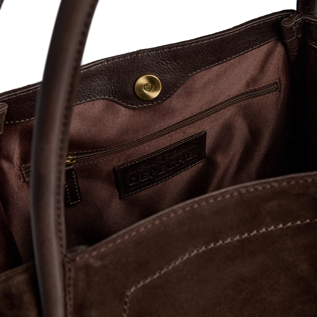 Brun shopper suede - Image 3