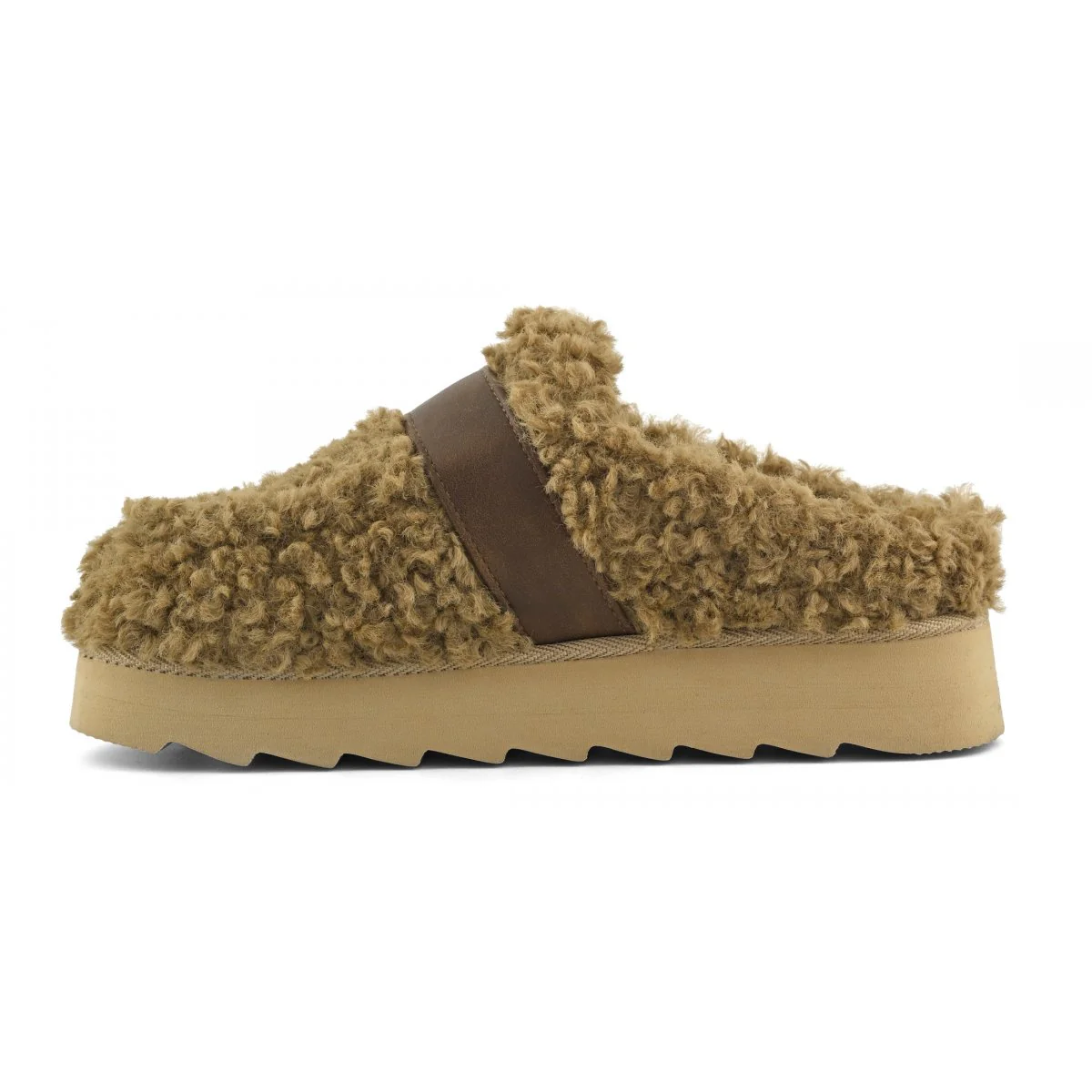 Brun Teddy Platform Moccasin - Image 5