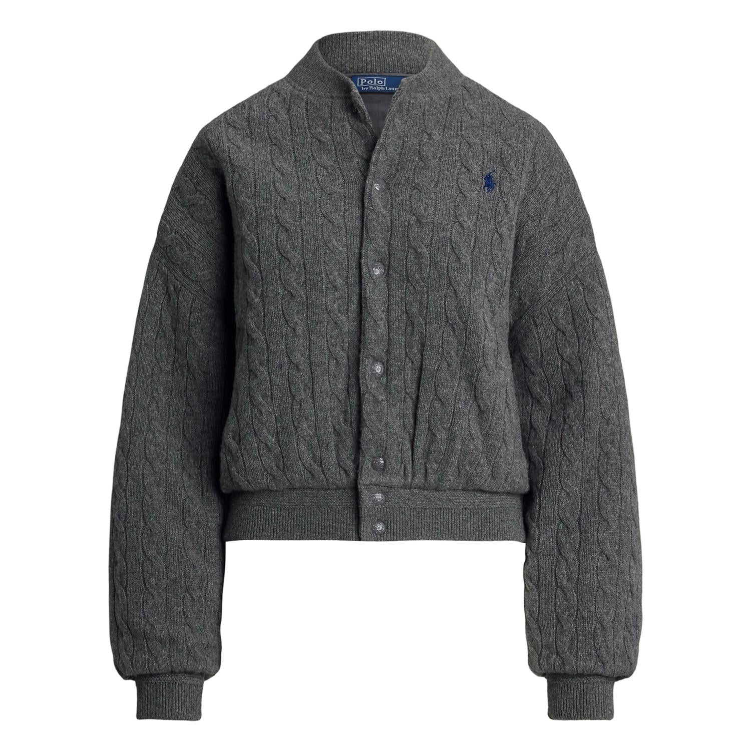 Cabel knitted Bomber Jacket