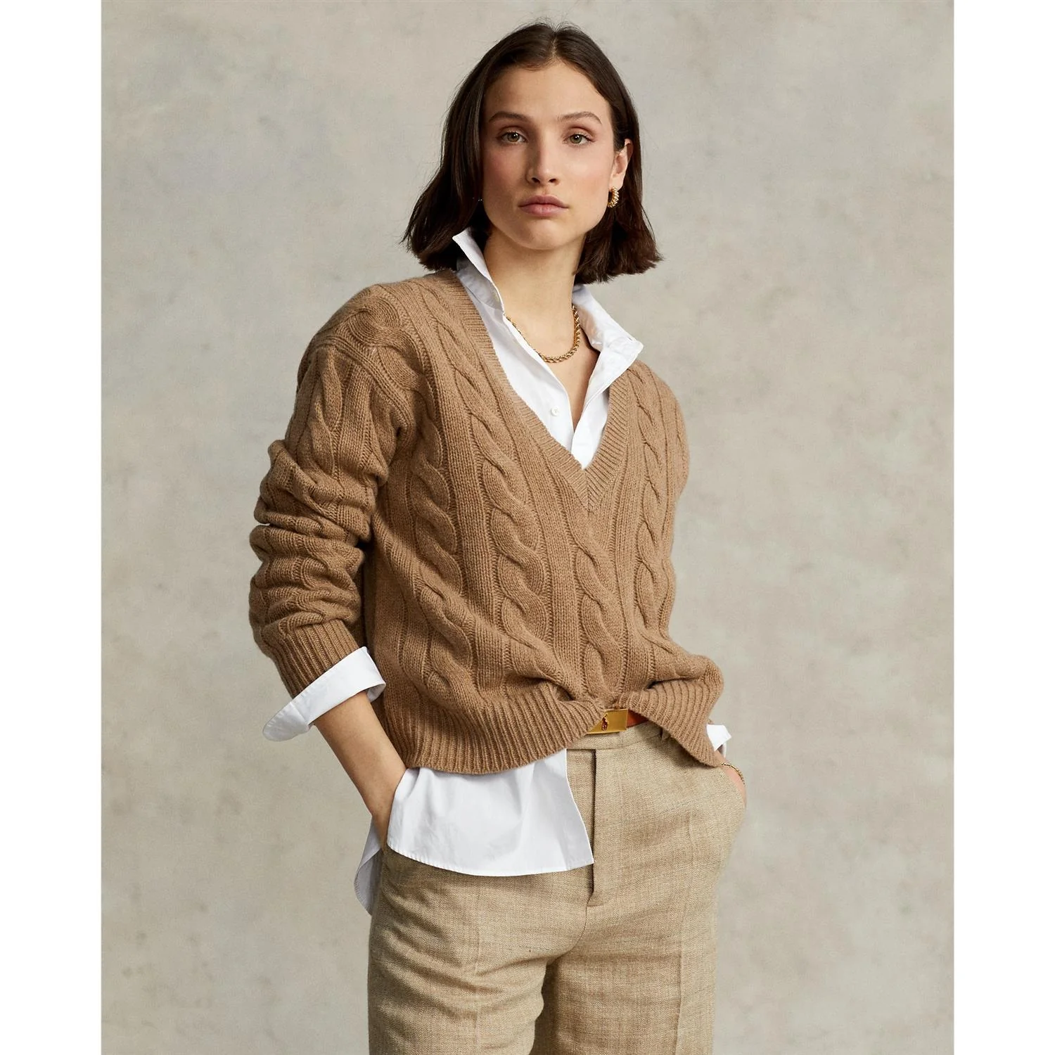 Camel Melange genser - Image 4