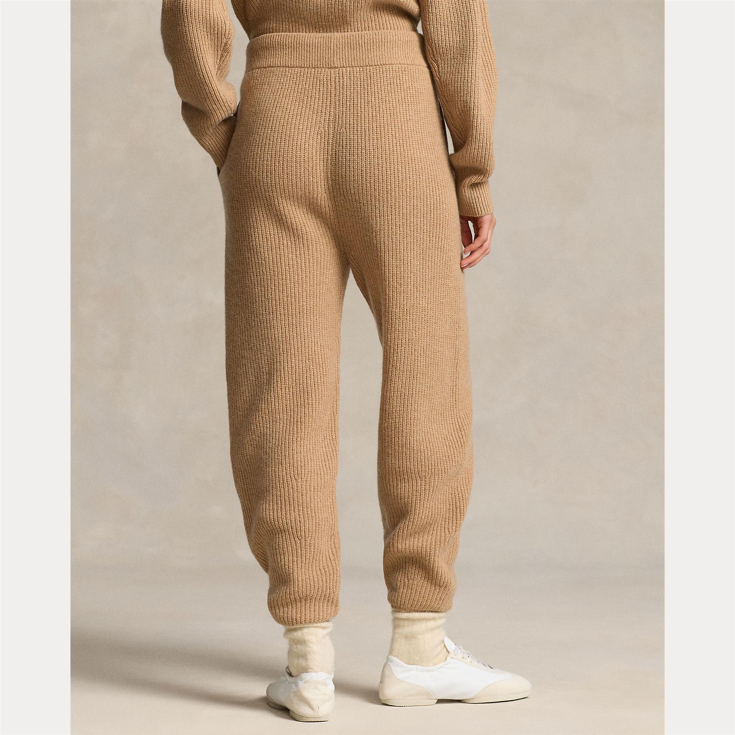 Camel melange Wool pant - Image 4